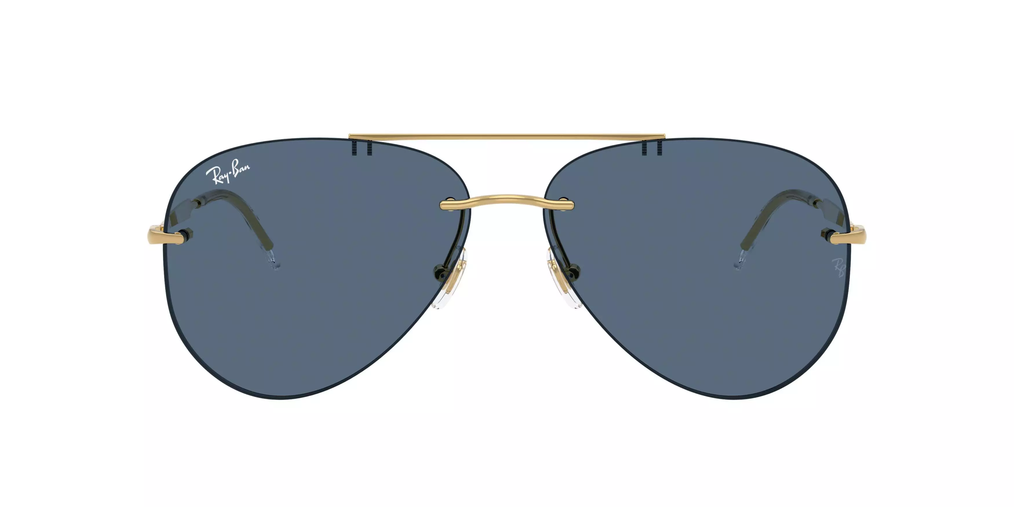 Ray-Ban RB3791 Dark Blue Sunglasses - Polished Arista Gold - GOLD/DARK BLUE