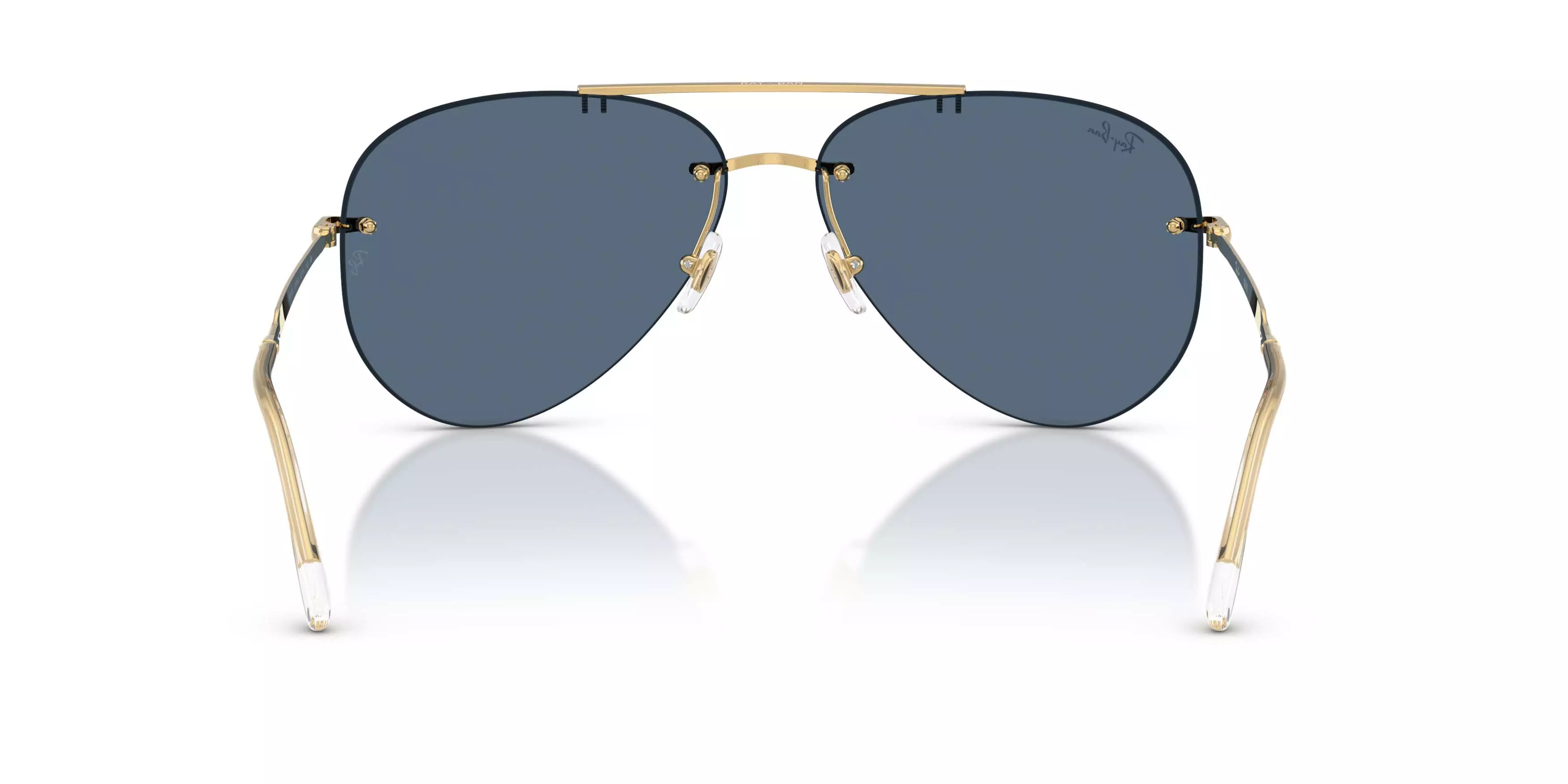 Ray-Ban RB3791 Dark Blue Sunglasses - Polished Arista Gold - GOLD/DARK BLUE