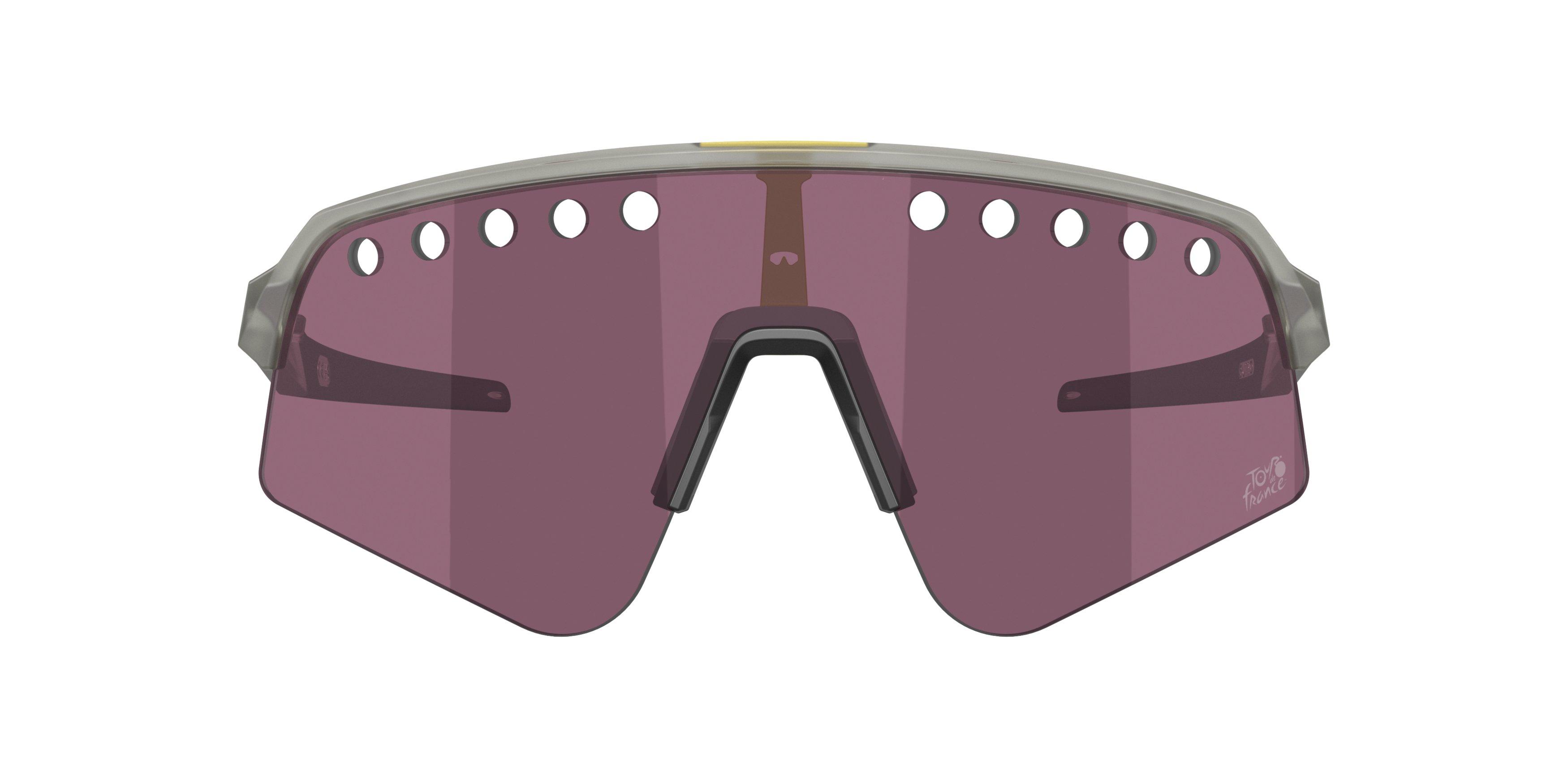Oakley Sutro Lite Sweep Prizm Road Black Sunglasses - Matte Grey Ink - GREY/SILVER Thumbnail View 3