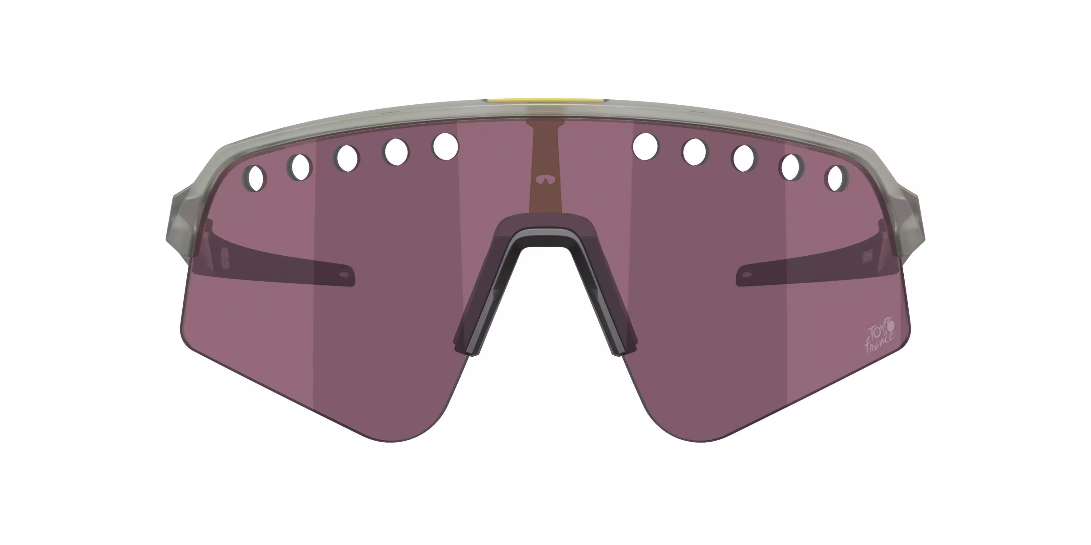 Oakley Sutro Lite Sweep Prizm Road Black Sunglasses - Matte Grey Ink - GREY/SILVER