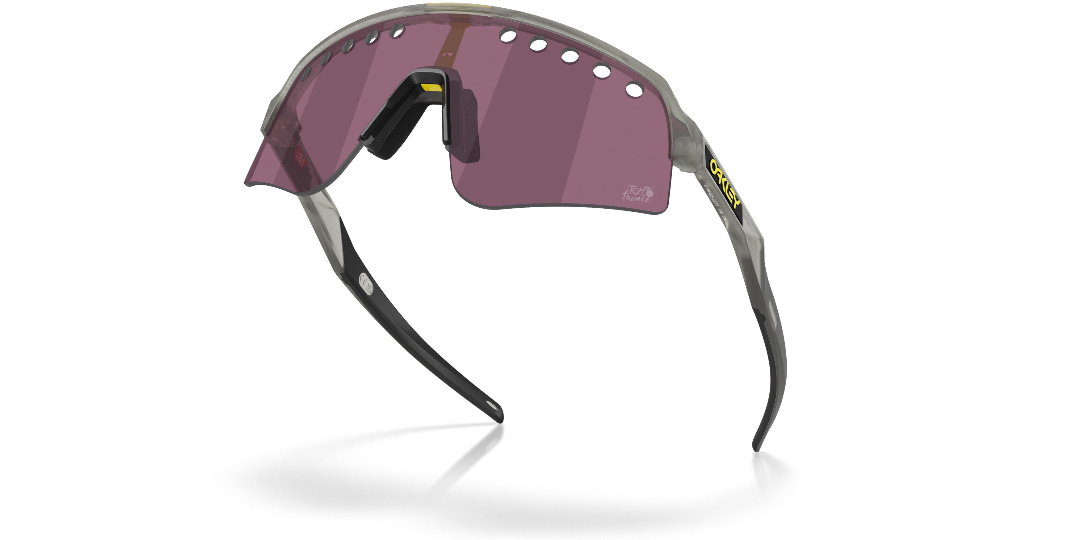 Oakley Sutro Lite Sweep Prizm Road Black Sunglasses - Matte Grey Ink - GREY/SILVER Thumbnail View 4