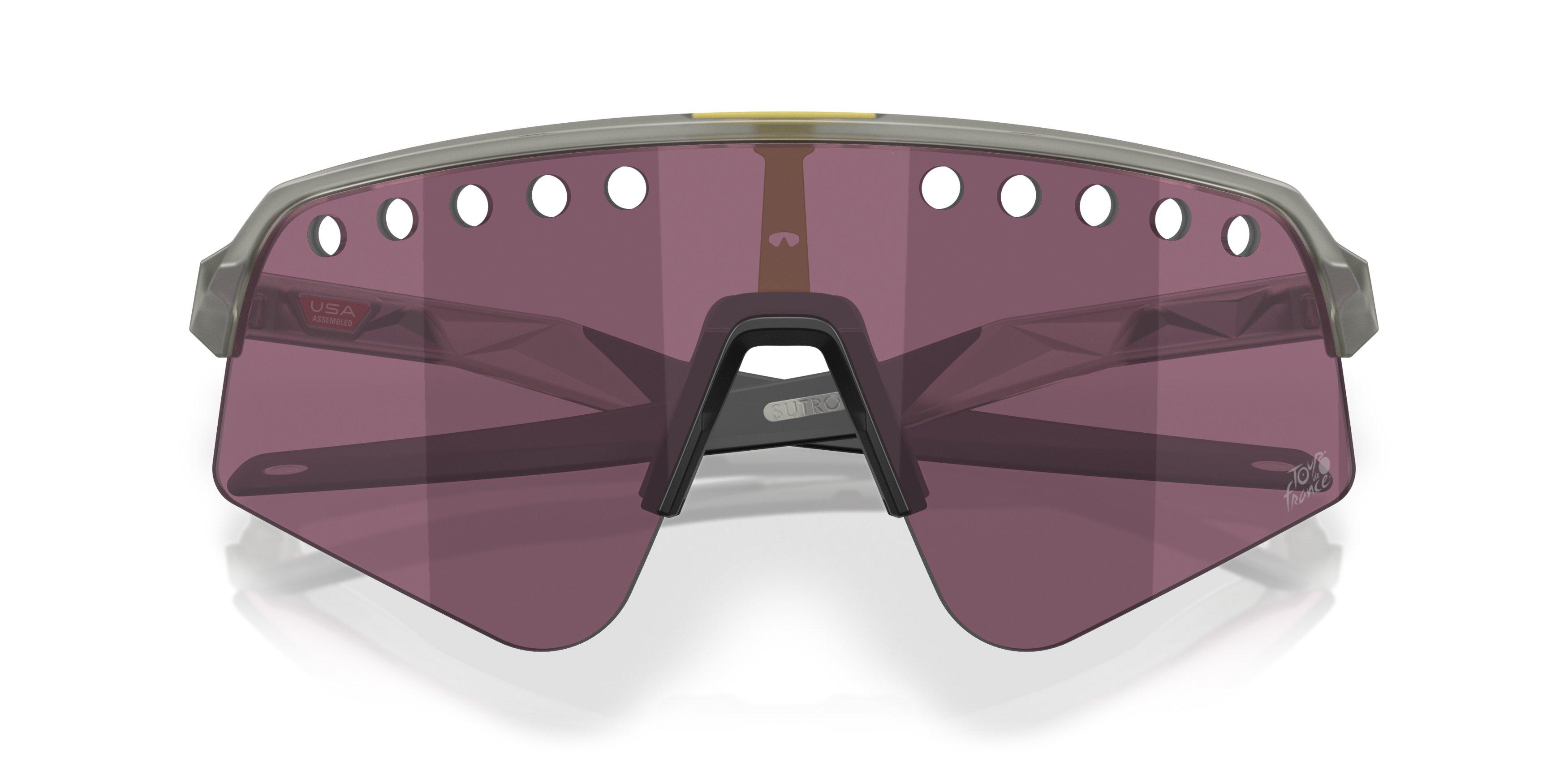 Oakley Sutro Lite Sweep Prizm Road Black Sunglasses - Matte Grey Ink - GREY/SILVER Thumbnail View 7