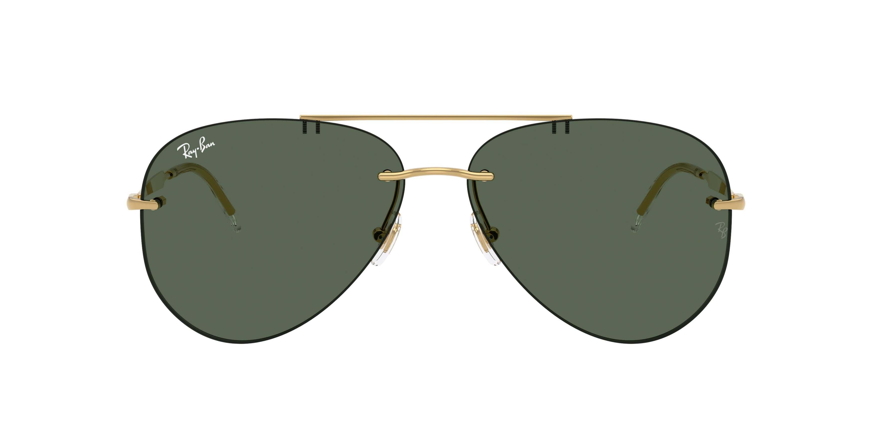 Ray-Ban RB3791 Dark Green Sunglasses - Polished Arista Gold - GOLD/GREEN