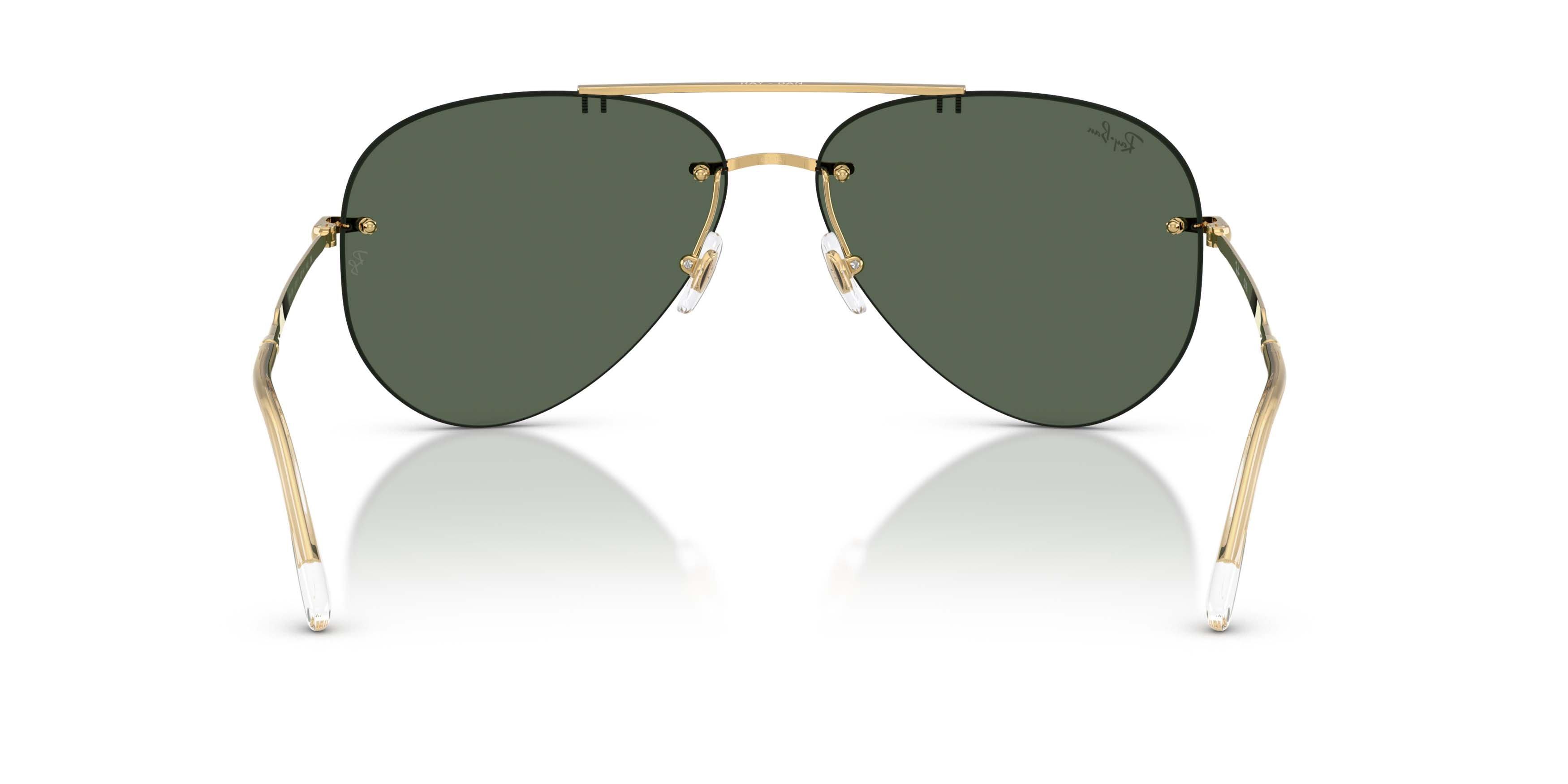 Ray-Ban RB3791 Dark Green Sunglasses - Polished Arista Gold - GOLD/GREEN