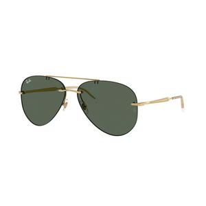 Ray-Ban RB3791 Dark Green Sunglasses - Polished Arista Gold - GOLD/GREEN
