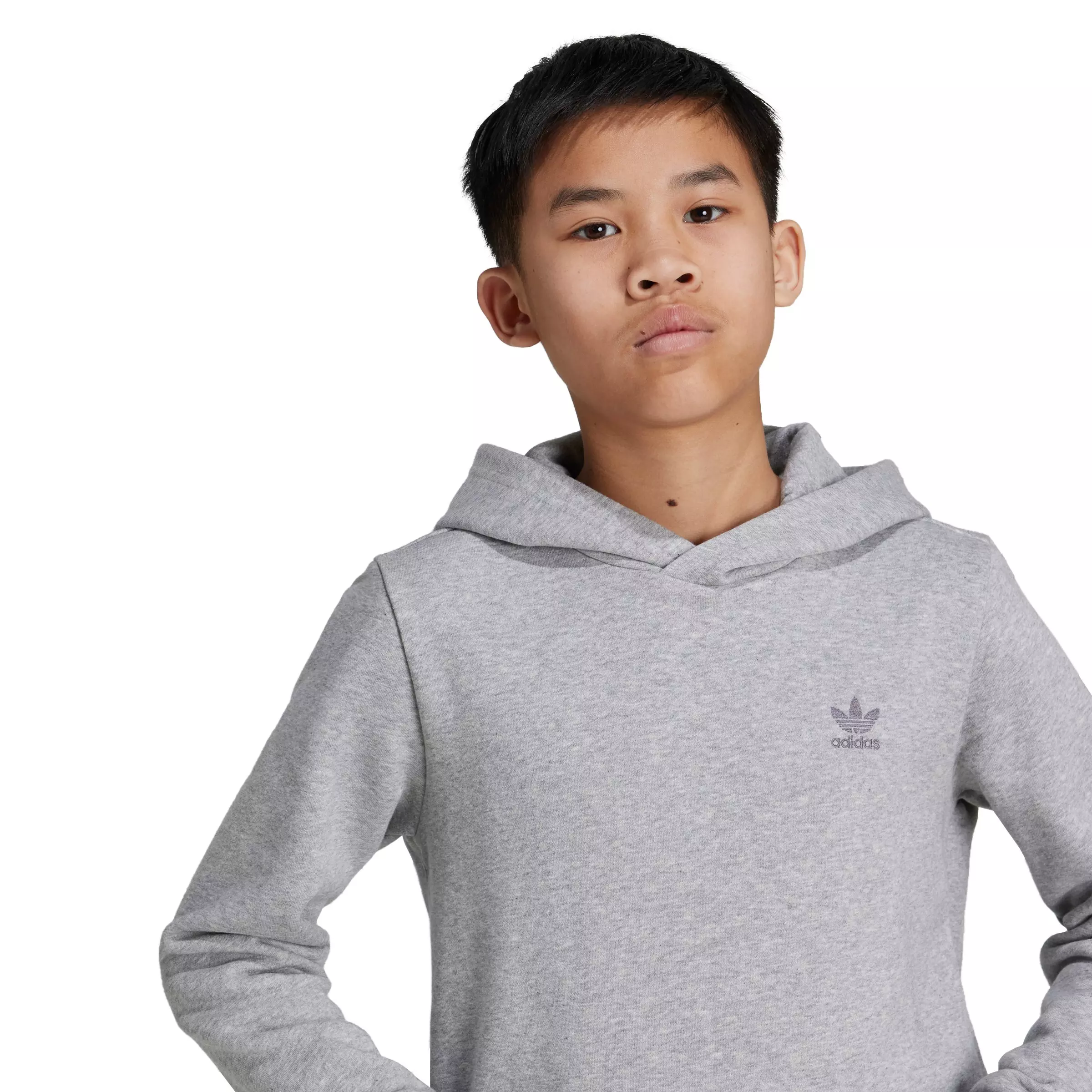 adidas Originals Big Kids' Hoodie - Grey - GREY