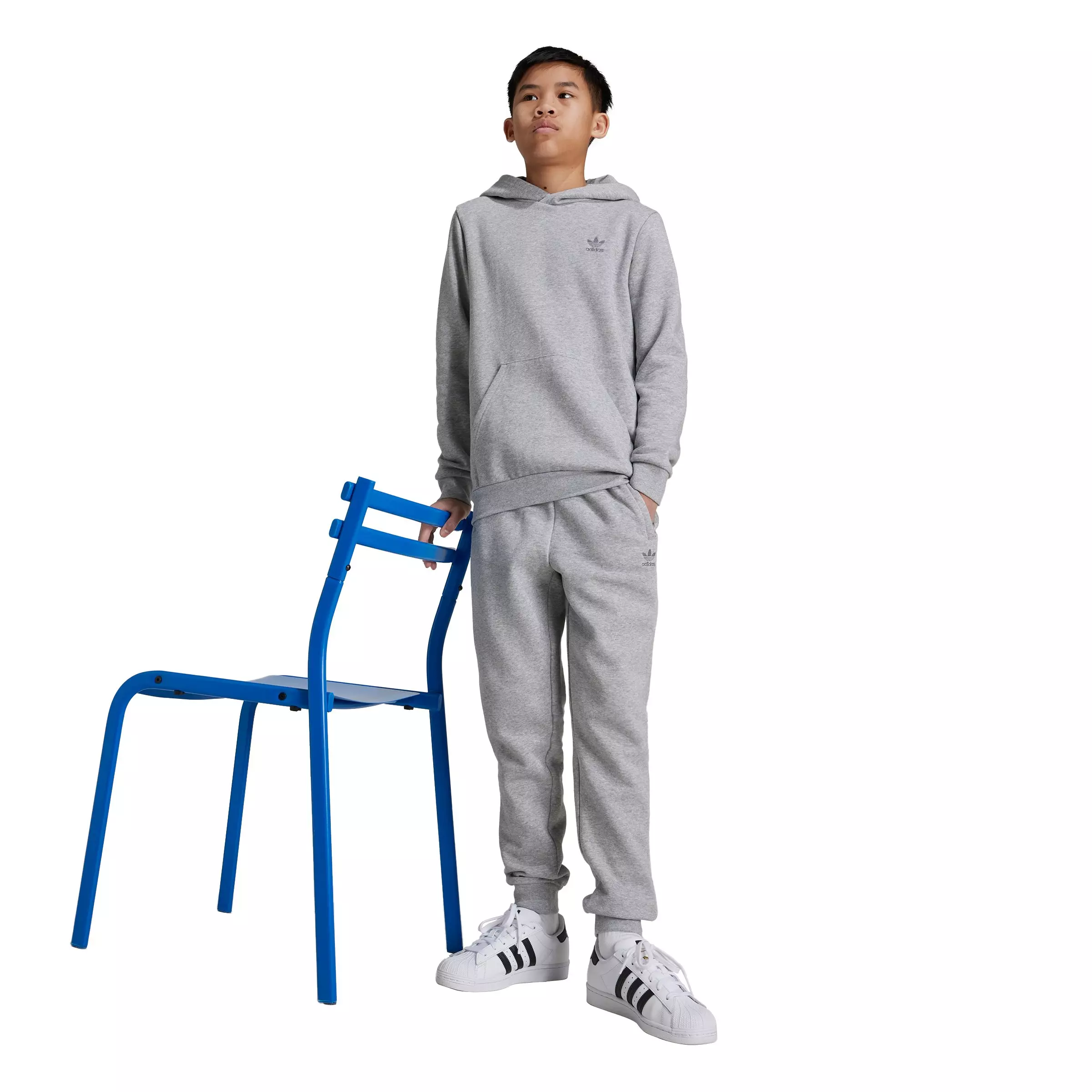 adidas Originals Big Kids' Hoodie - Grey - GREY