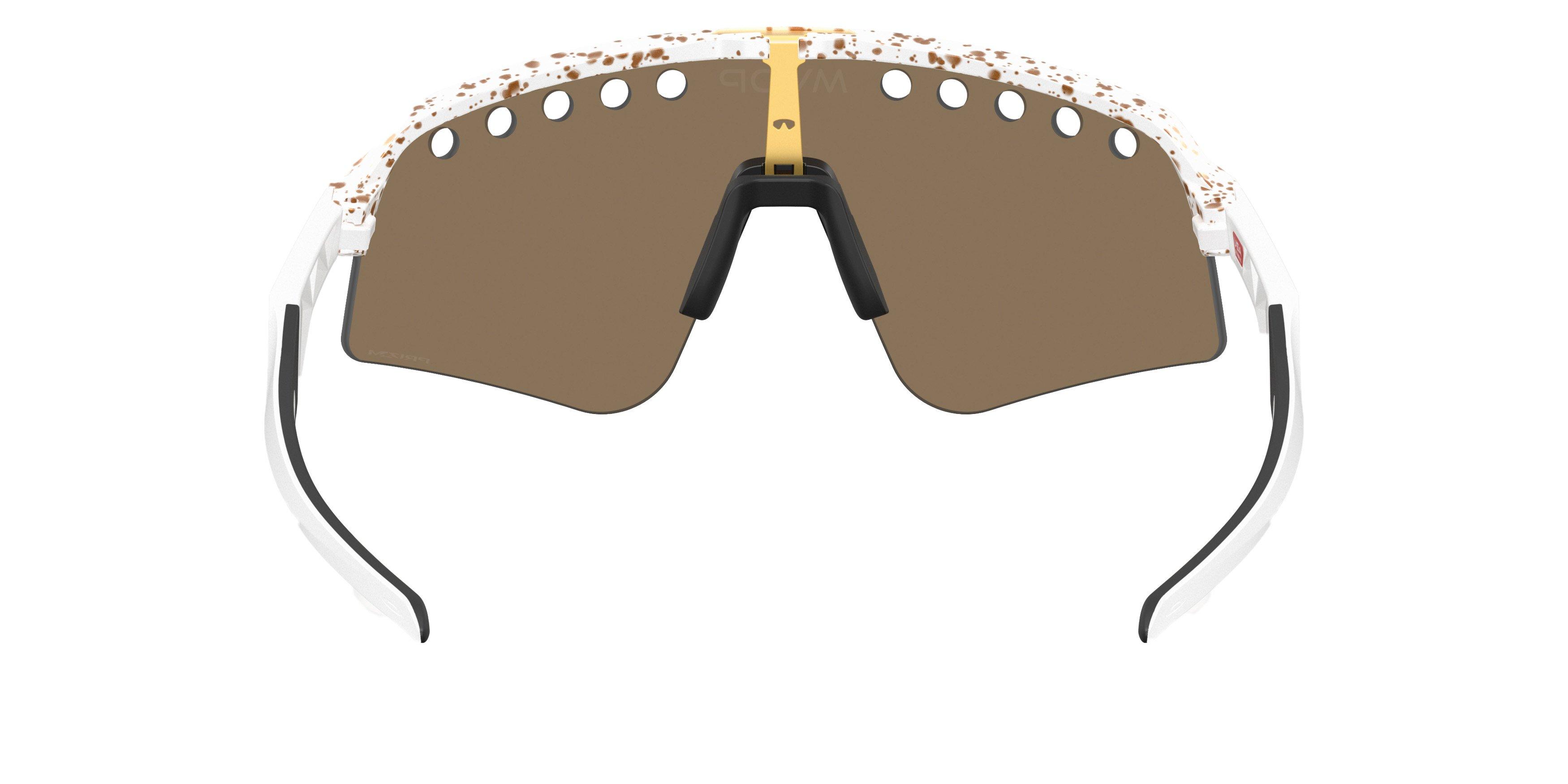 Oakley Sutro Lite Sweep Prizm 24K Sunglasses - MVDP White Splatter - WHITE/GOLD Thumbnail View 2