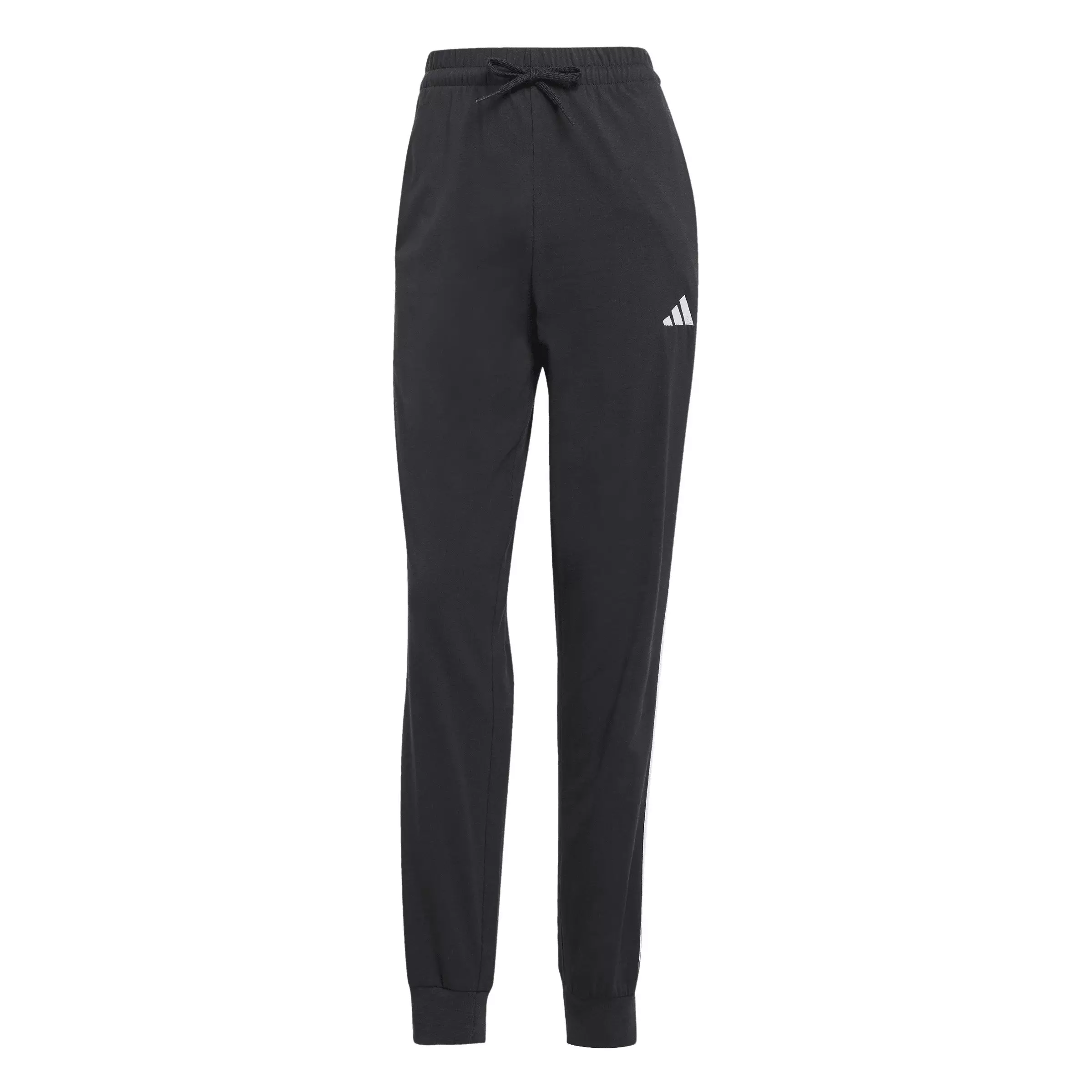 adidas Women's Essentials 3-Stripes Joggers - Black/White - BLACK/WHITE