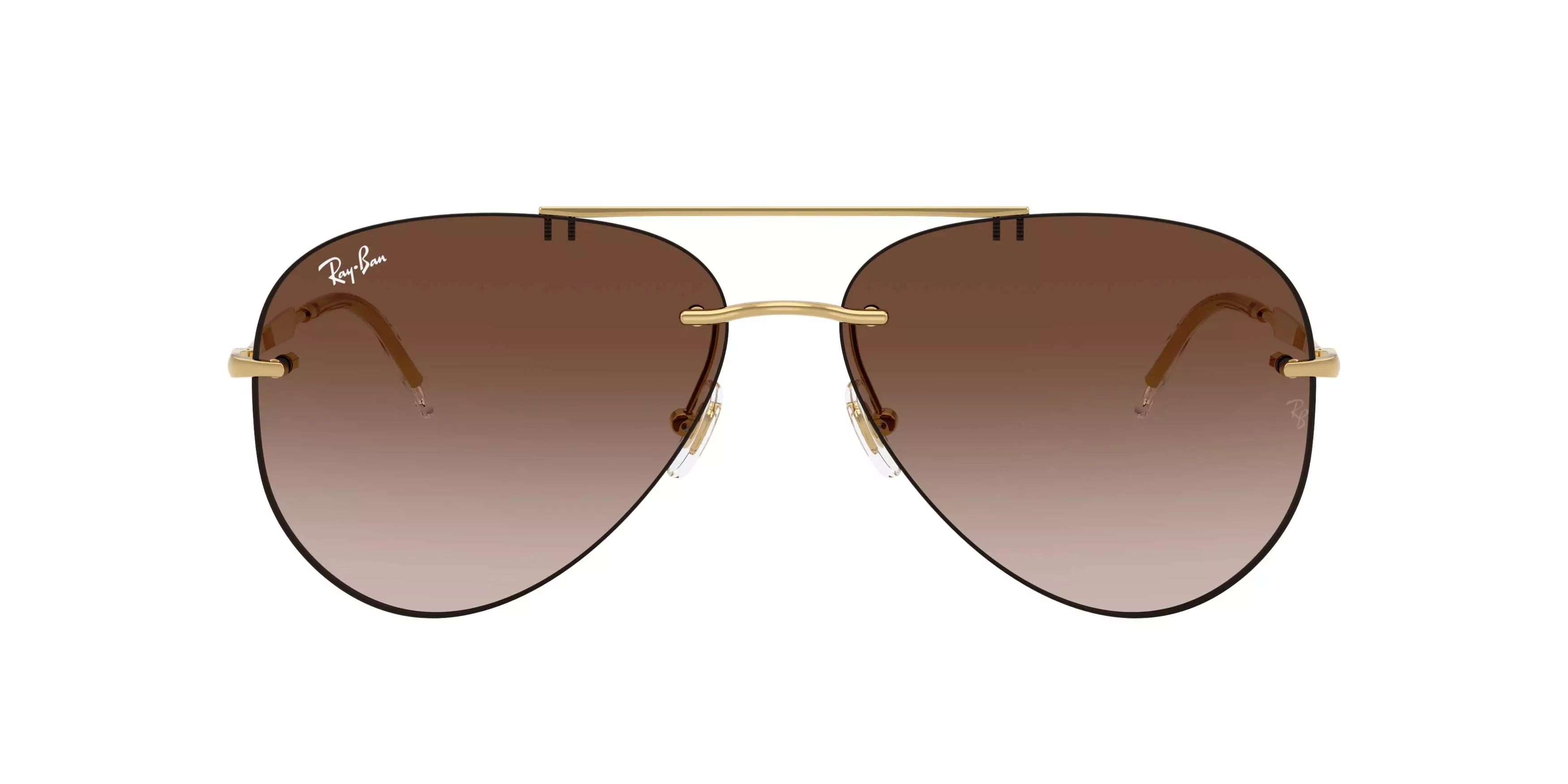 Ray-Ban RB3791 Light Brown Gradient Dark Brown Sunglasses - Polished Arista Gold - GOLD/BROWN
