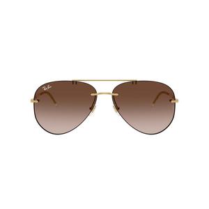 Ray-Ban RB3791 Light Brown Gradient Dark Brown Sunglasses - Polished Arista Gold - GOLD/BROWN