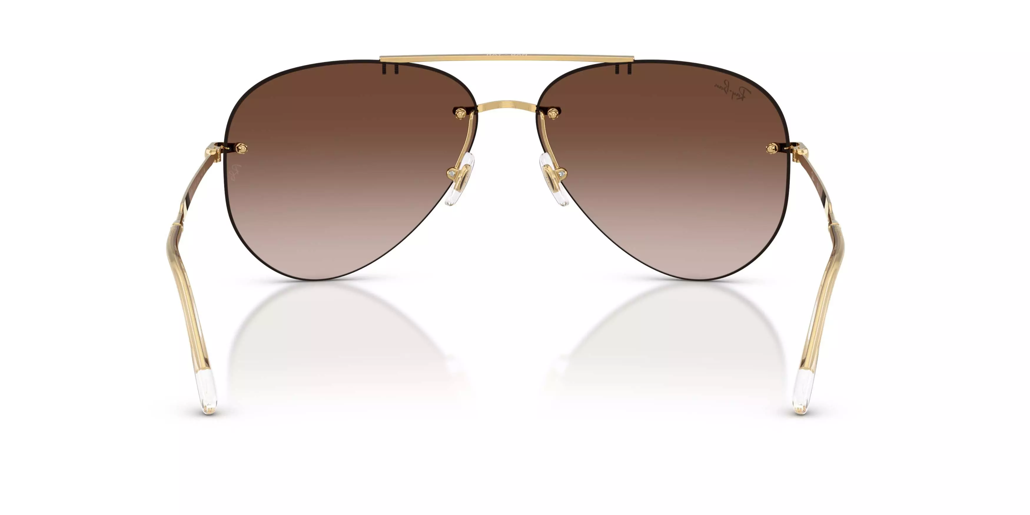 Ray-Ban RB3791 Light Brown Gradient Dark Brown Sunglasses - Polished Arista Gold - GOLD/BROWN