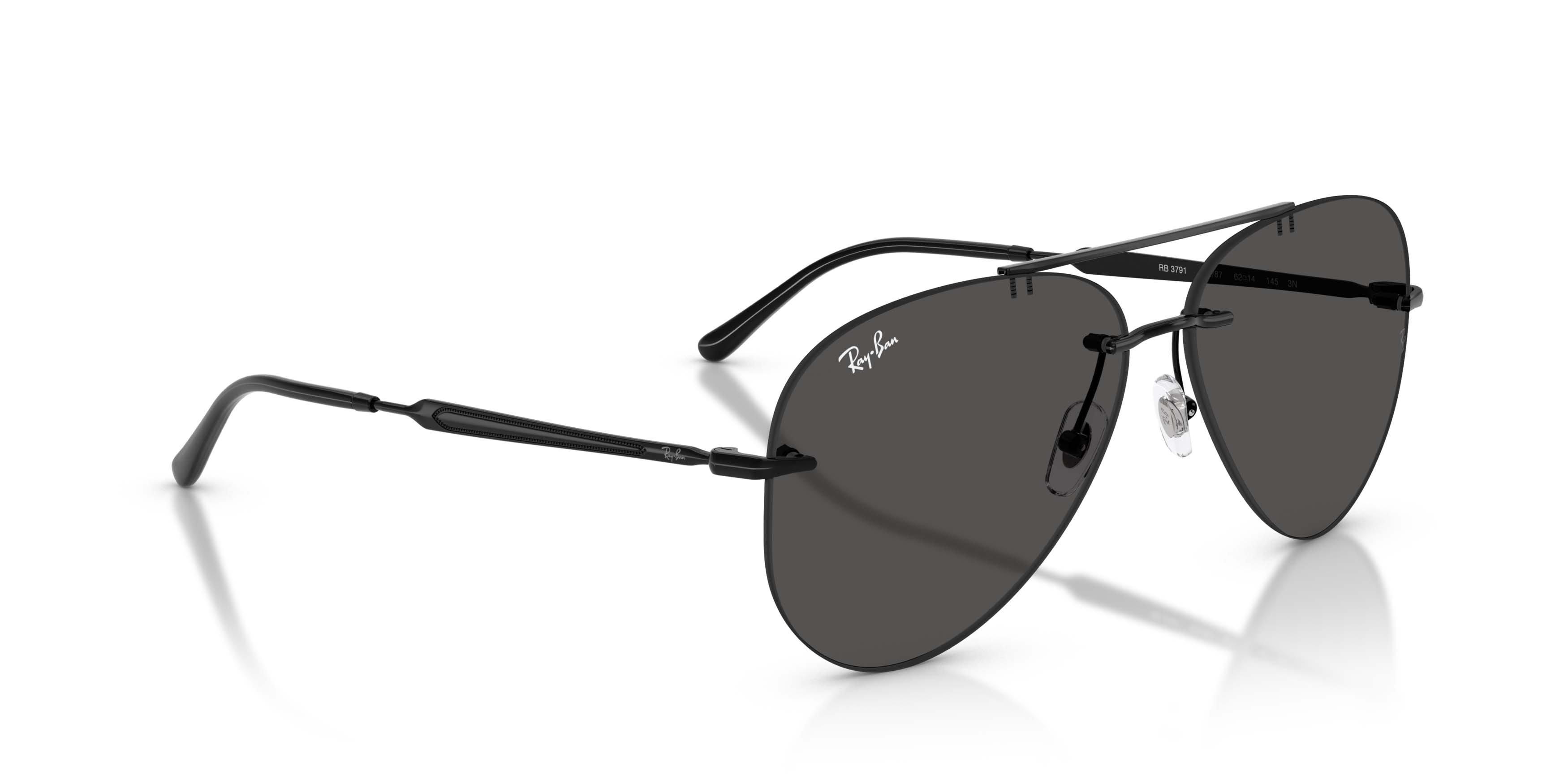 Ray-Ban RB3791 Dark Grey Sunglasses - Black - BLACK/GREY