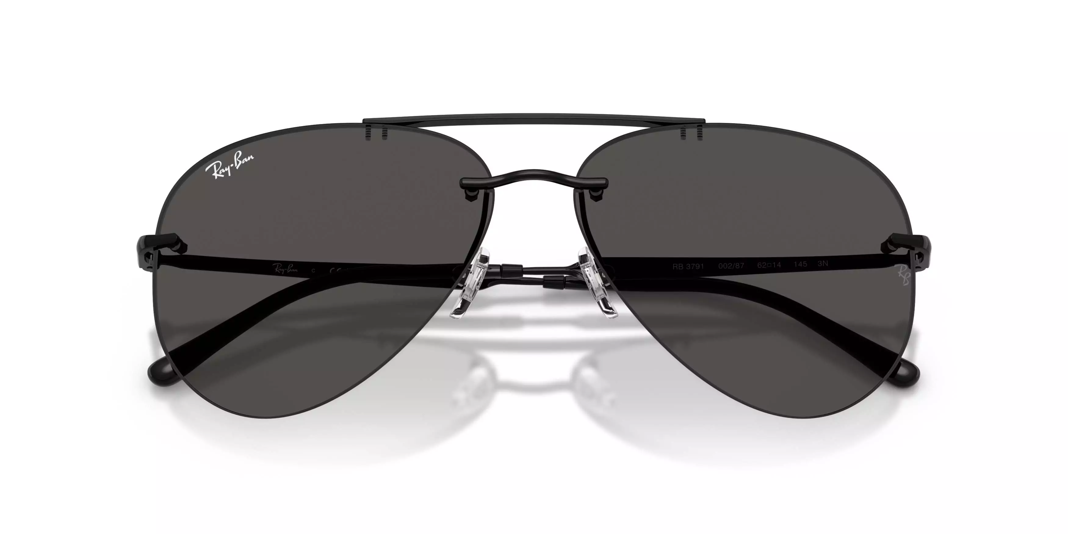 Ray-Ban RB3791 Dark Grey Sunglasses - Black - BLACK/GREY
