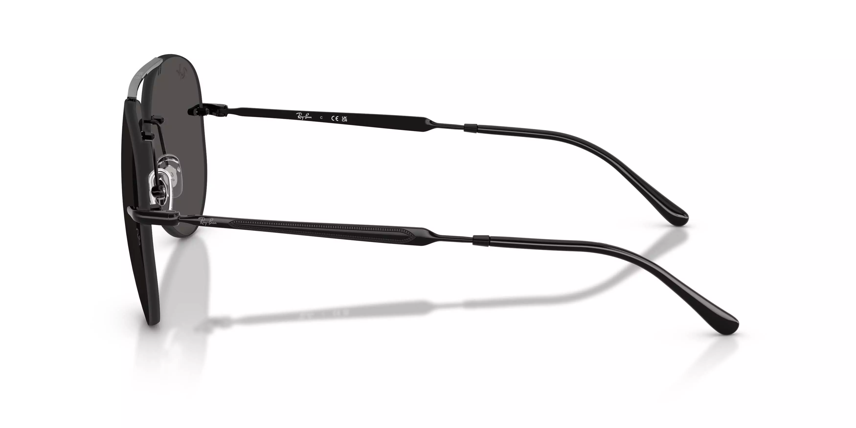 Ray-Ban RB3791 Dark Grey Sunglasses - Black - BLACK/GREY