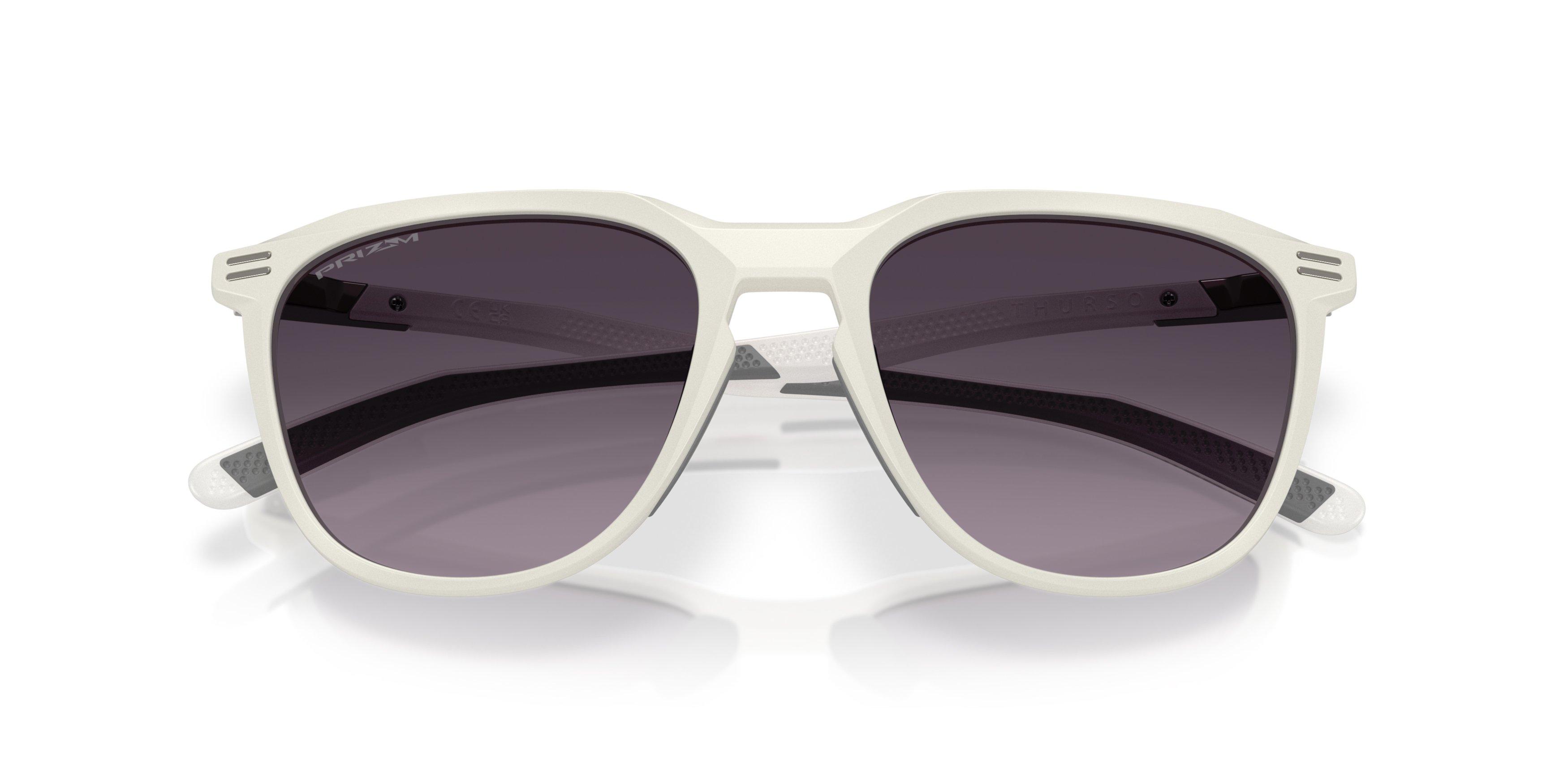 Oakley Thurso Prizm Grey Gradient Sunglasses - Matte Mist - WHITE/GREY Thumbnail View 7