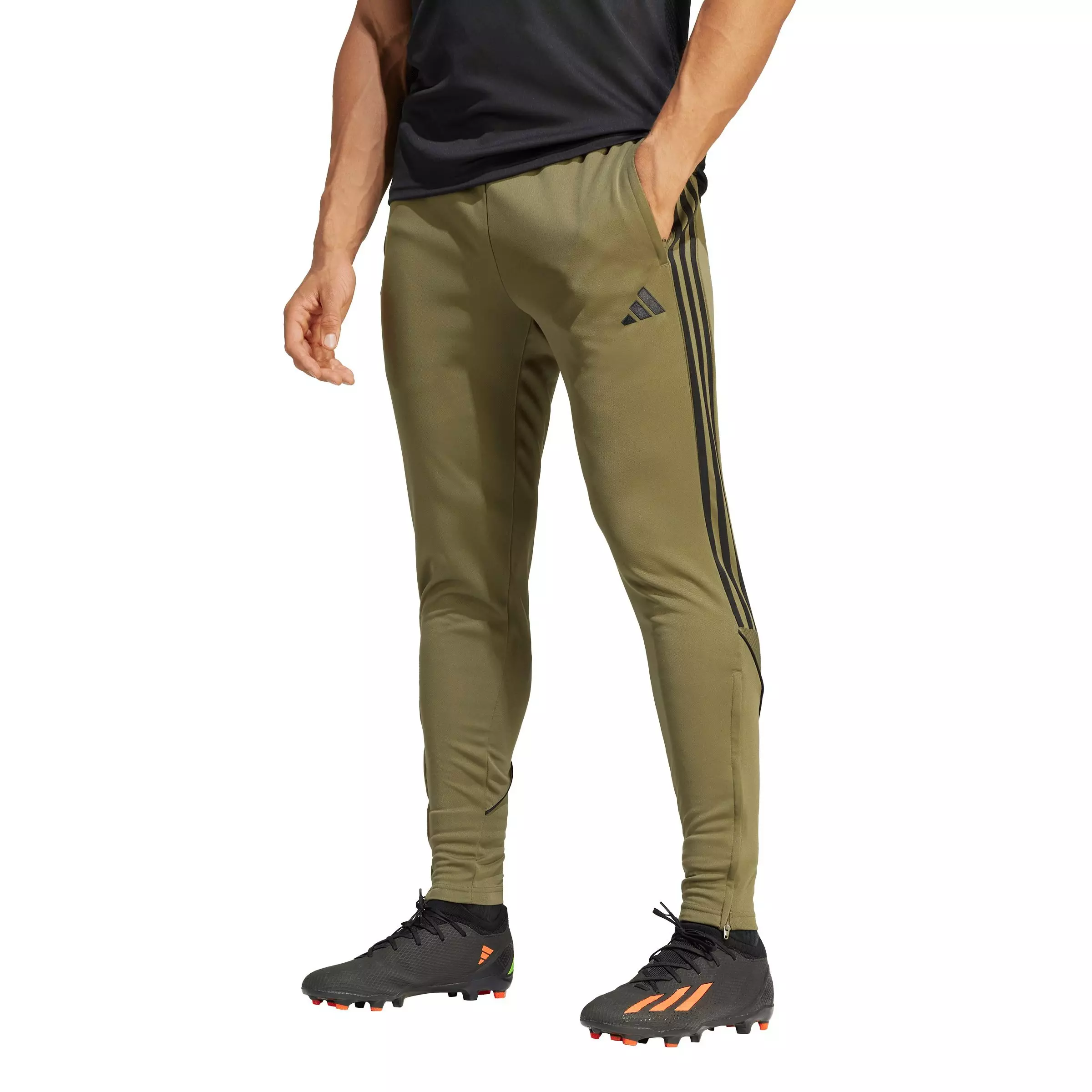 adidas Men's Sportswear Tiro Soccer Pants -Olive Green - OLIVE GREEN
