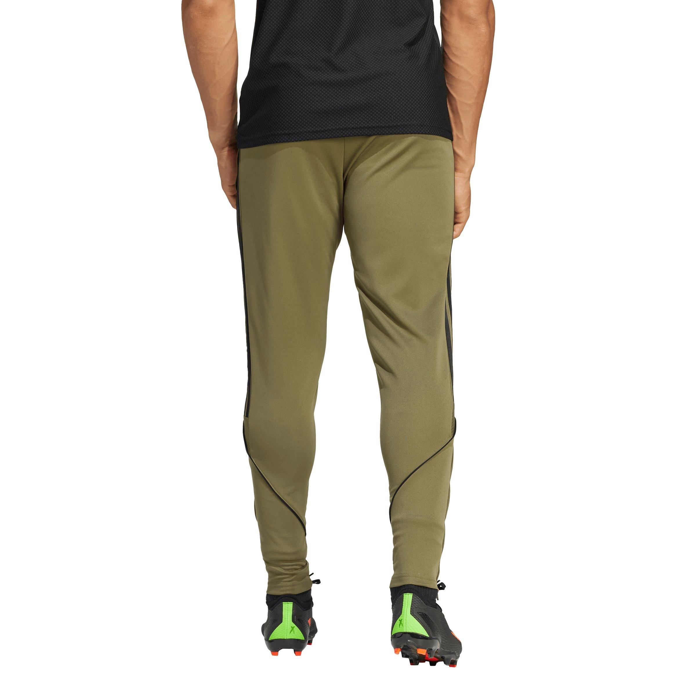 Olive green adidas soccer pants best sale