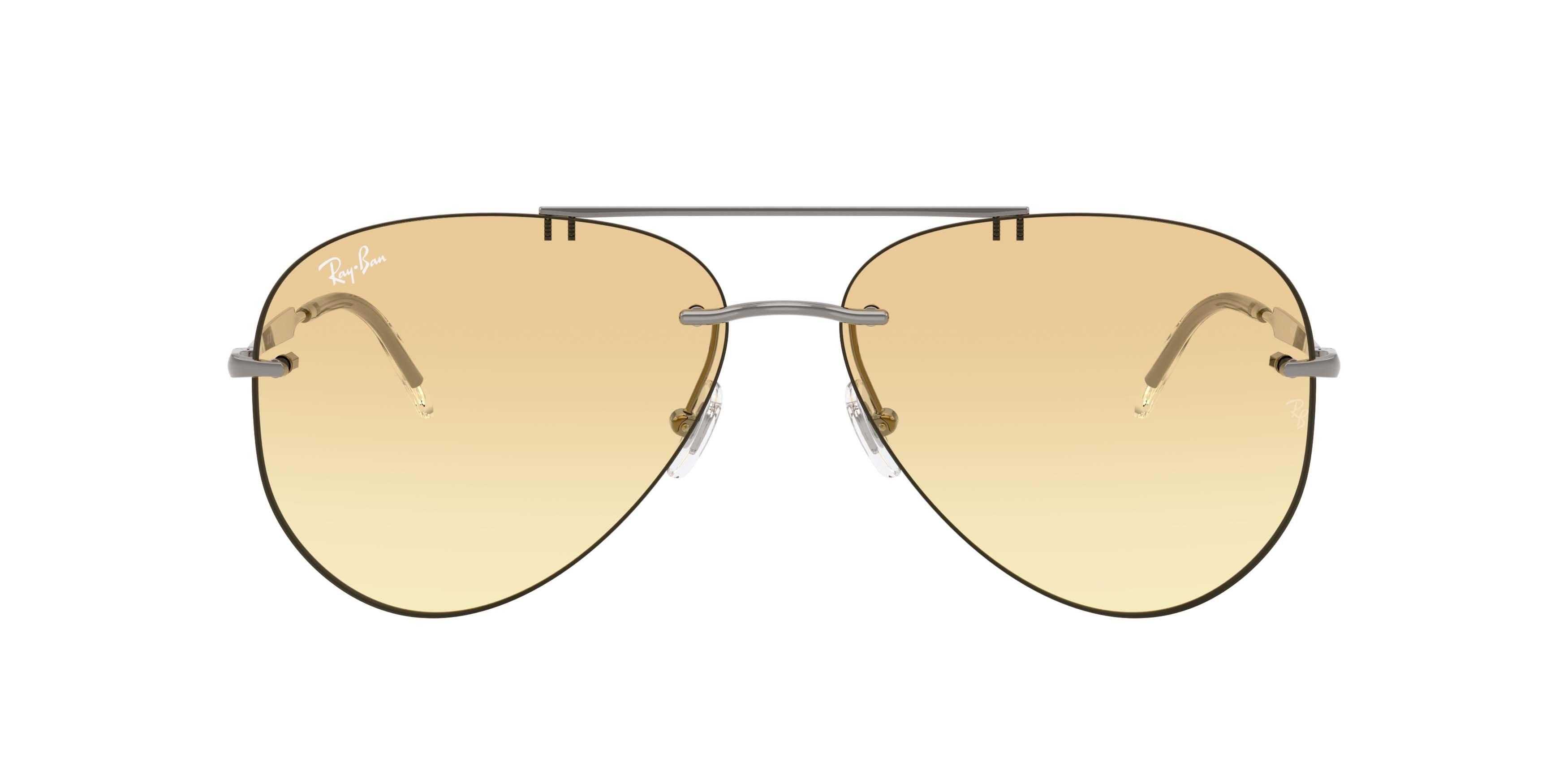 Ray-Ban RB3791 Yellow Gradient Grey Sunglasses - Gunmetal - GREY/YELLOW