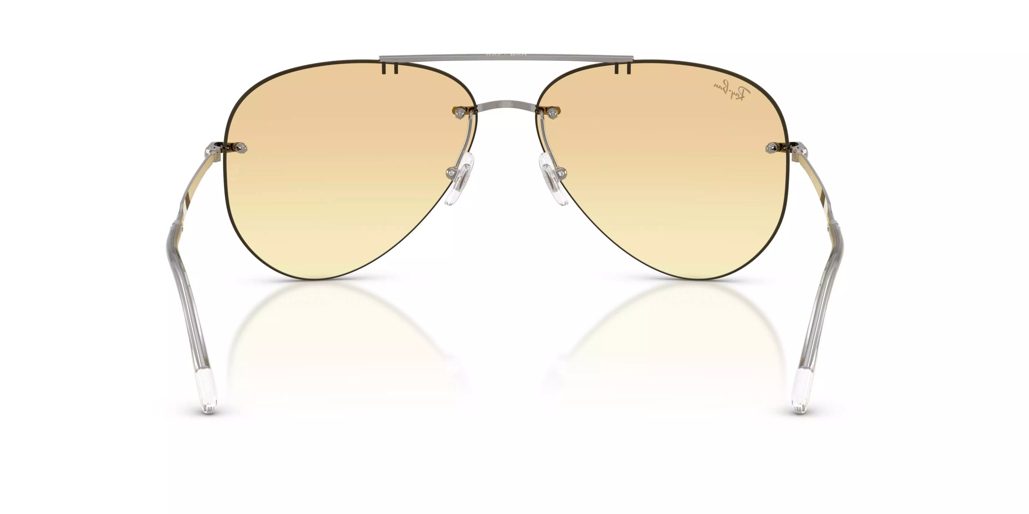 Ray-Ban RB3791 Yellow Gradient Grey Sunglasses - Gunmetal - GREY/YELLOW