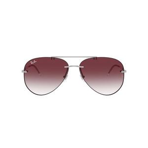 Ray-Ban RB3791 Clear Gradient Dark Violet Sunglasses - Silver - SILVER