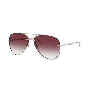 Ray-Ban RB3791 Clear Gradient Dark Violet Sunglasses - Silver - SILVER