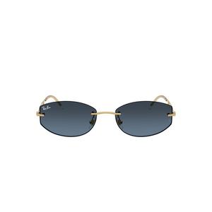 Ray-Ban RB3792 Dark Blue Gradient Dark Grey Sunglasses - Polished Arista Gold - GOLD/GREY