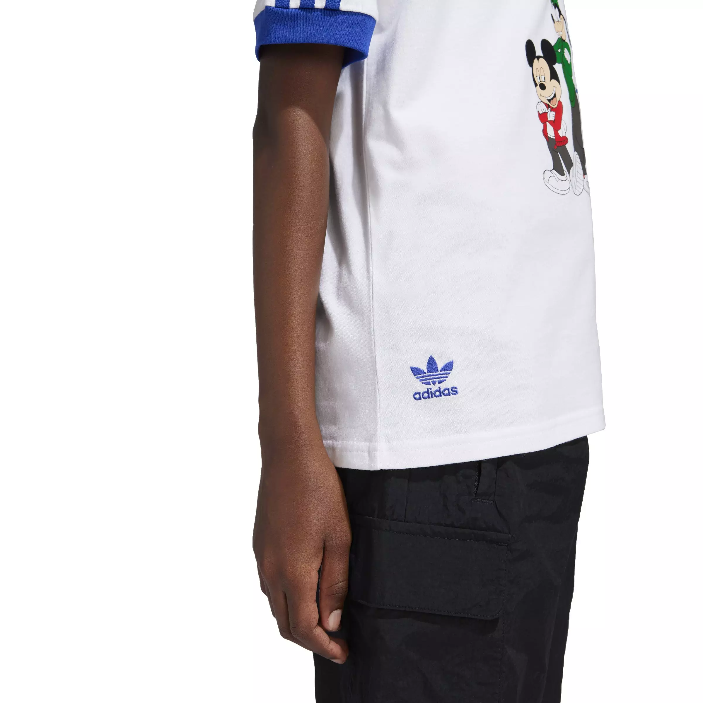 adidas Originals Big Kids' Disney Mickey Mouse T-Shirt - White - WHITE