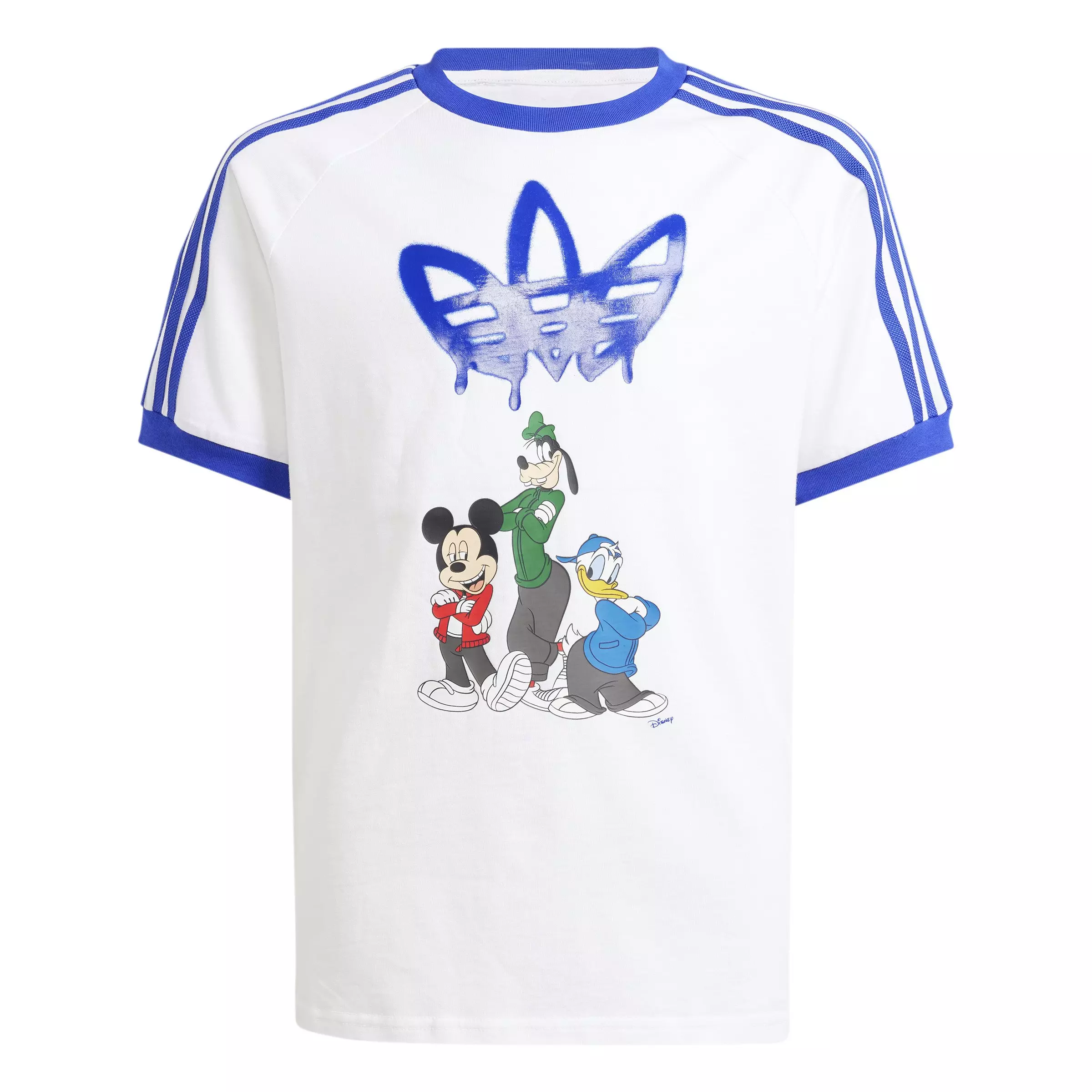 adidas Originals Big Kids' Disney Mickey Mouse T-Shirt - White - WHITE