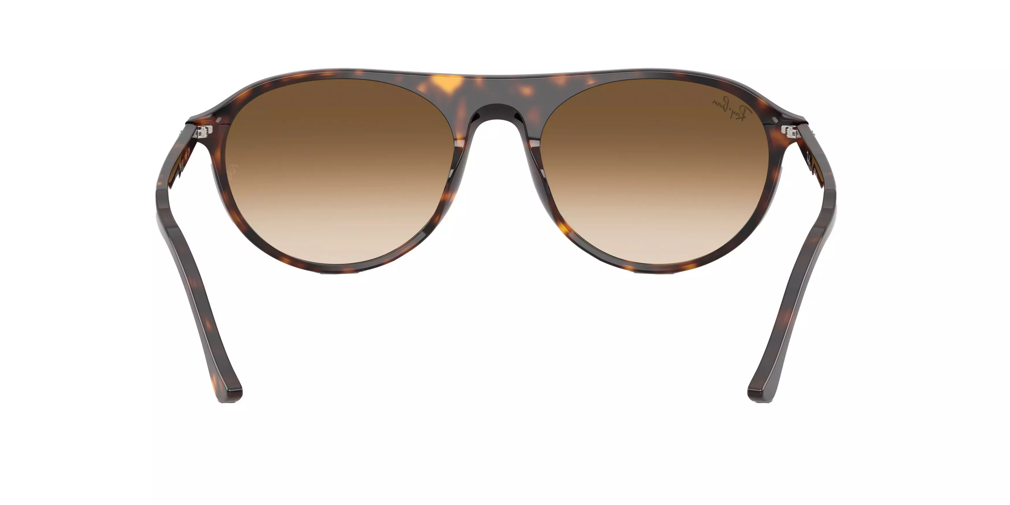 Ray-Ban RB2215 Brown Gradient Sunglasses - Yellow Turtle - YELLOW/BROWN