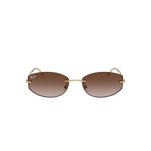 Ray-Ban RB3792 Gradient Brown Sunglasses - Polished Arista Gold - GOLD/BROWN