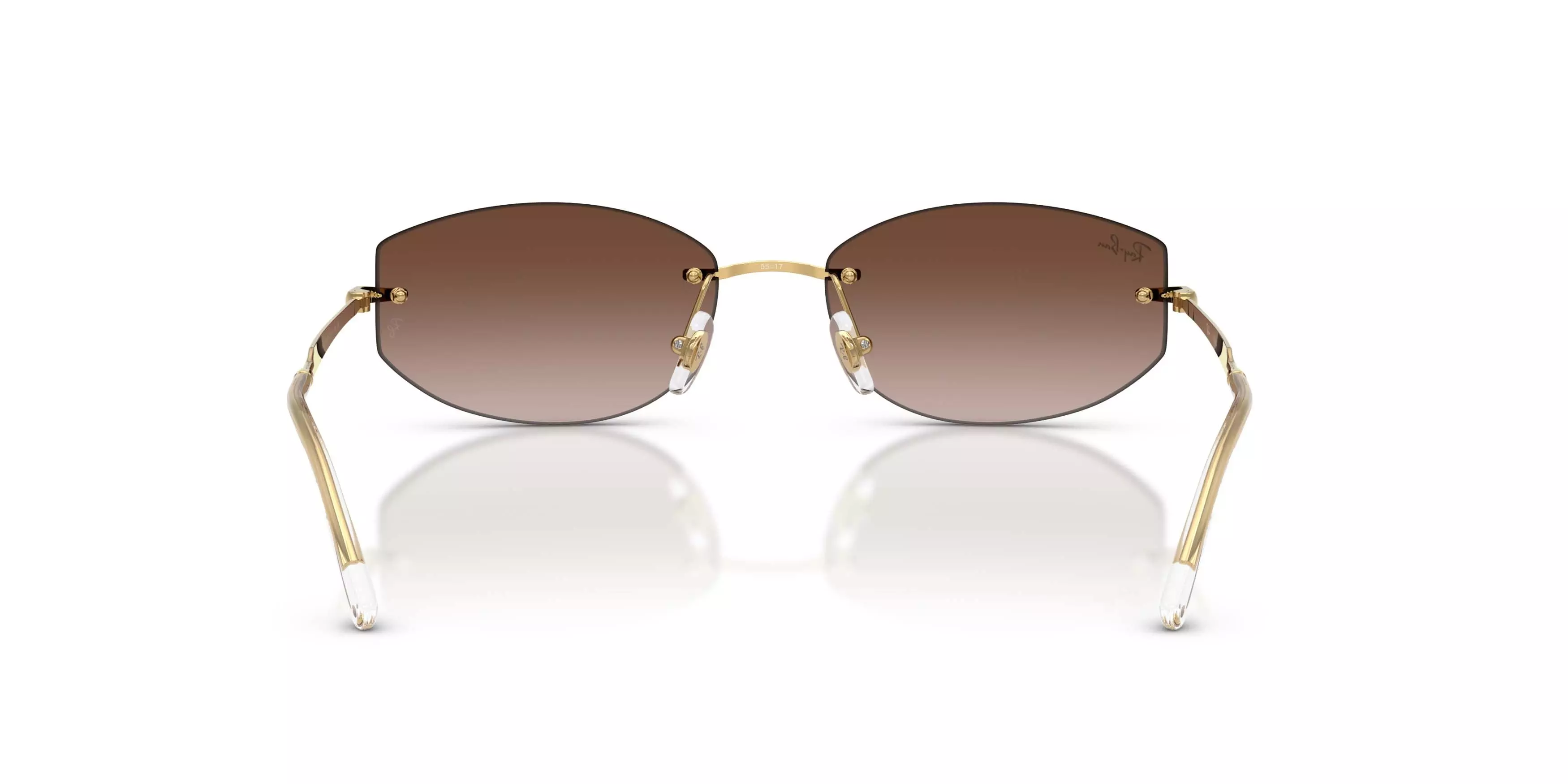 Ray-Ban RB3792 Gradient Brown Sunglasses - Polished Arista Gold - GOLD/BROWN