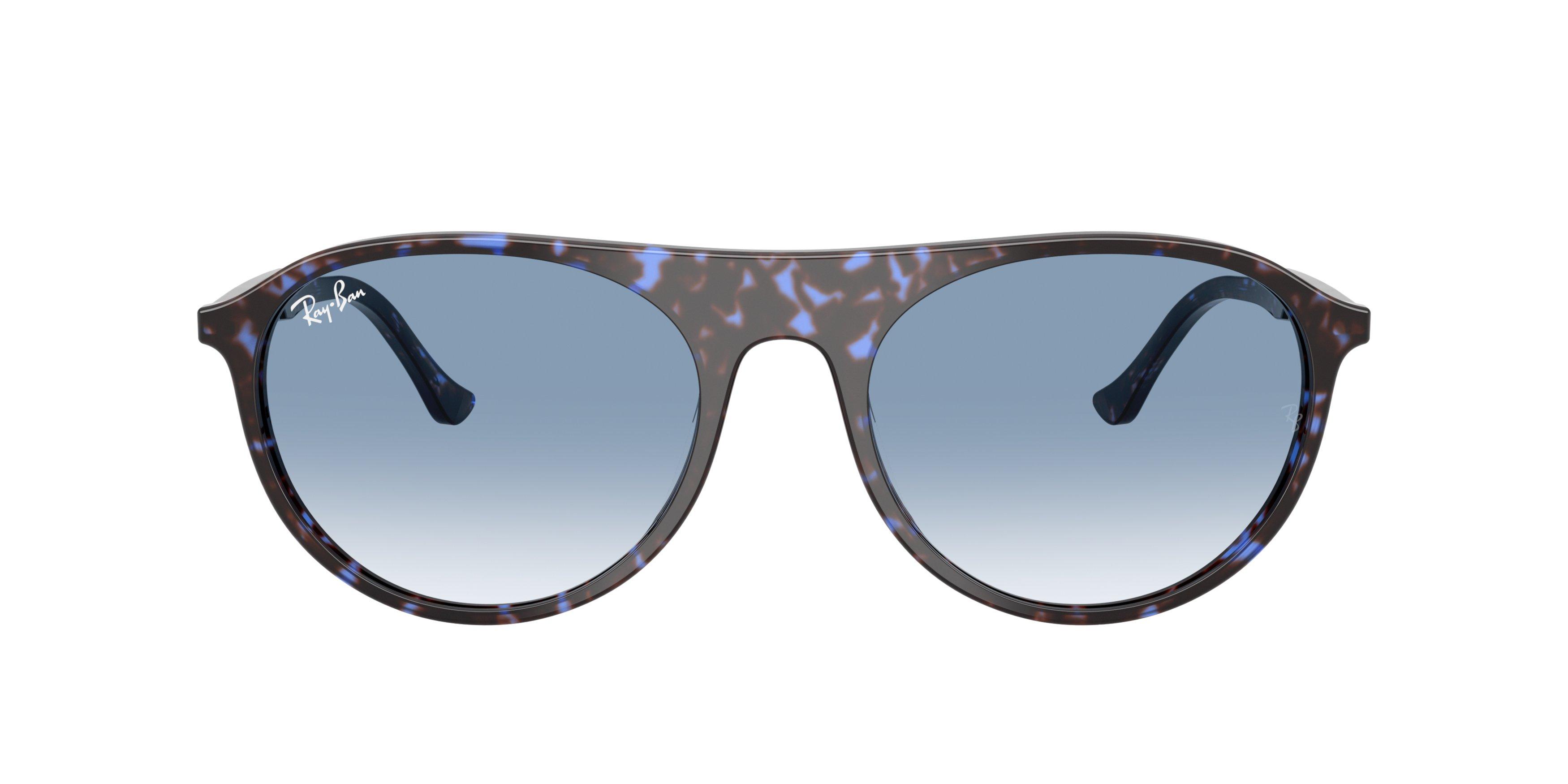 Ray-Ban RB2215 Blue Gradient Sunglasses - Blue Turtle - BLUE Thumbnail View 3