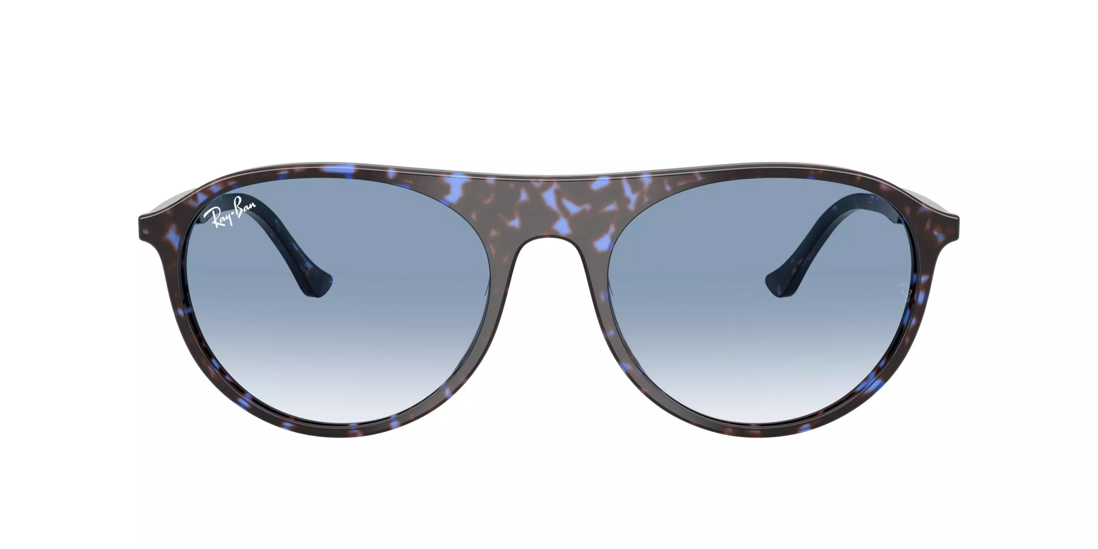 Ray-Ban RB2215 Blue Gradient Sunglasses - Blue Turtle - BLUE