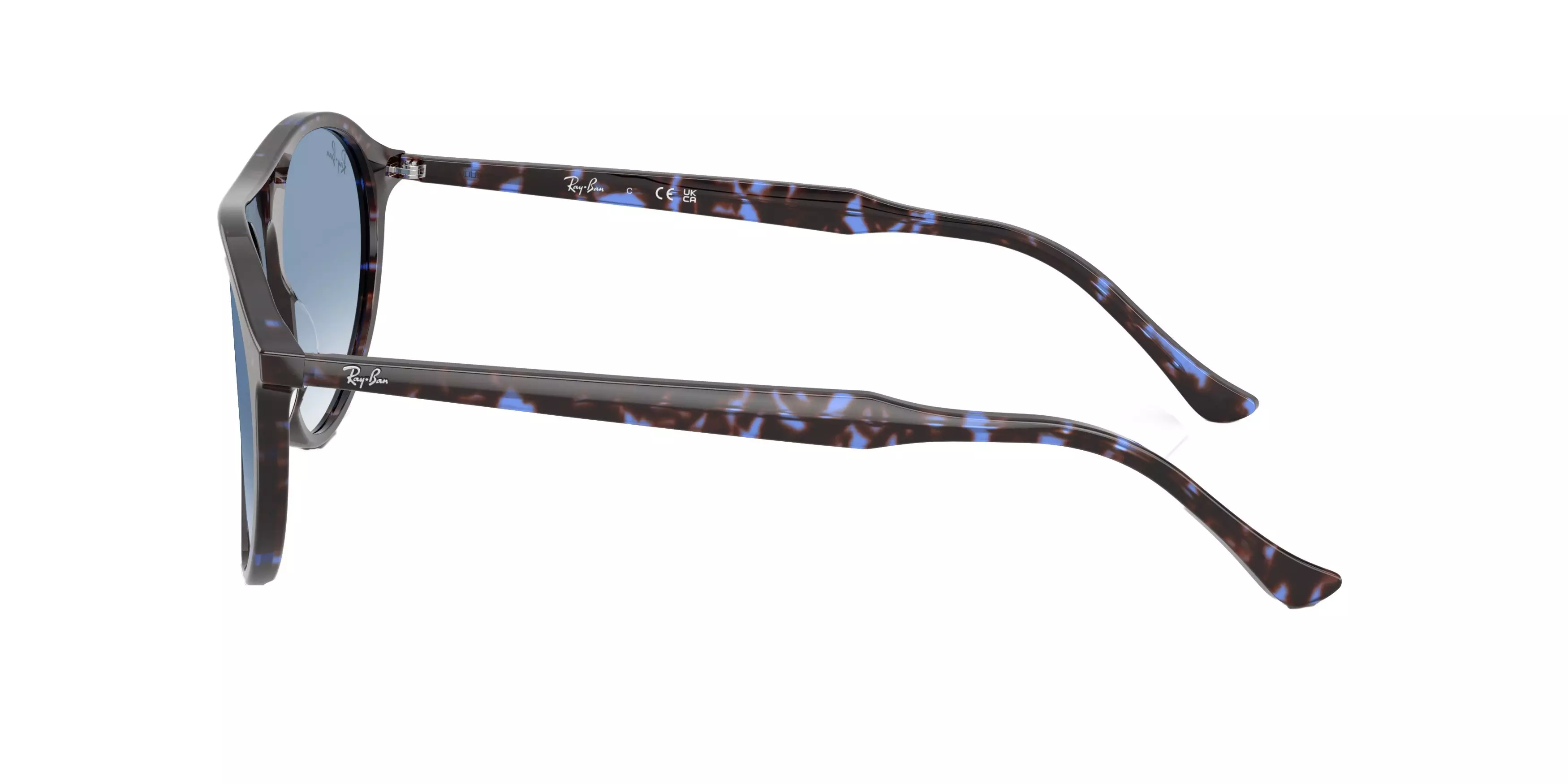 Ray-Ban RB2215 Blue Gradient Sunglasses - Blue Turtle - BLUE