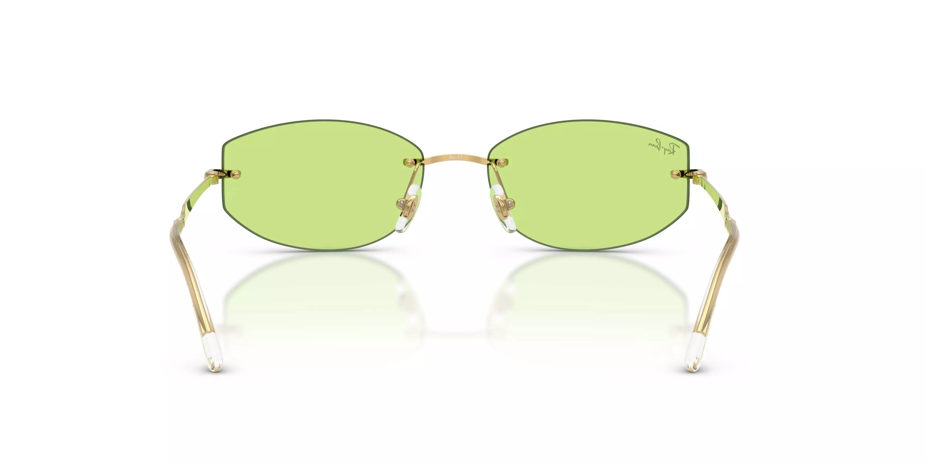Ray-Ban RB3792 Light Green Sunglasses - Polished Arista Gold - GOLD/GREEN