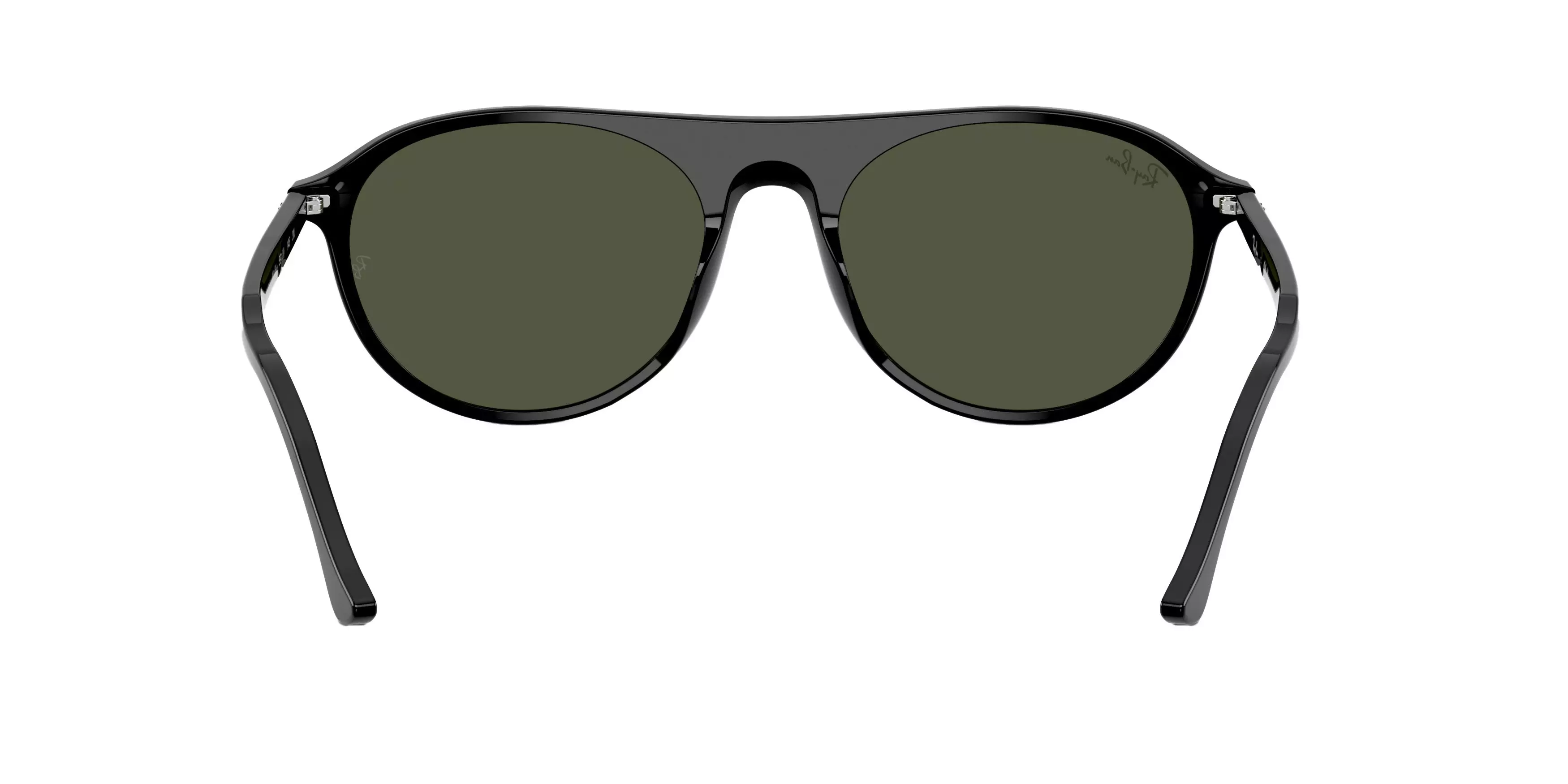Ray-Ban RB2215 Green Sunglasses - Black - BLACK/GREEN