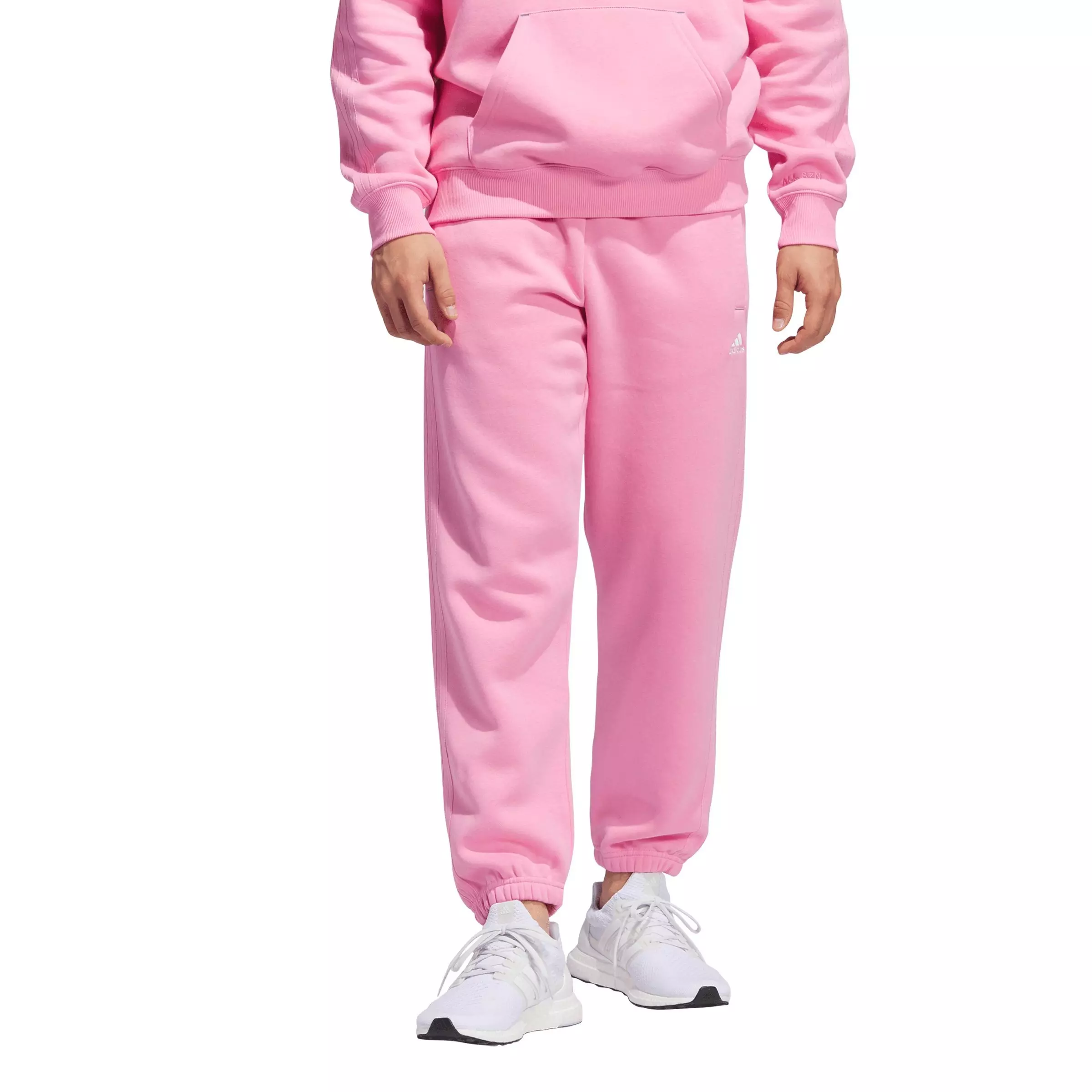 adidas Men's Sportswear ALL SZN Hispanic Heritage Fleece Jogger Pants -Lt Pink - LT PINK