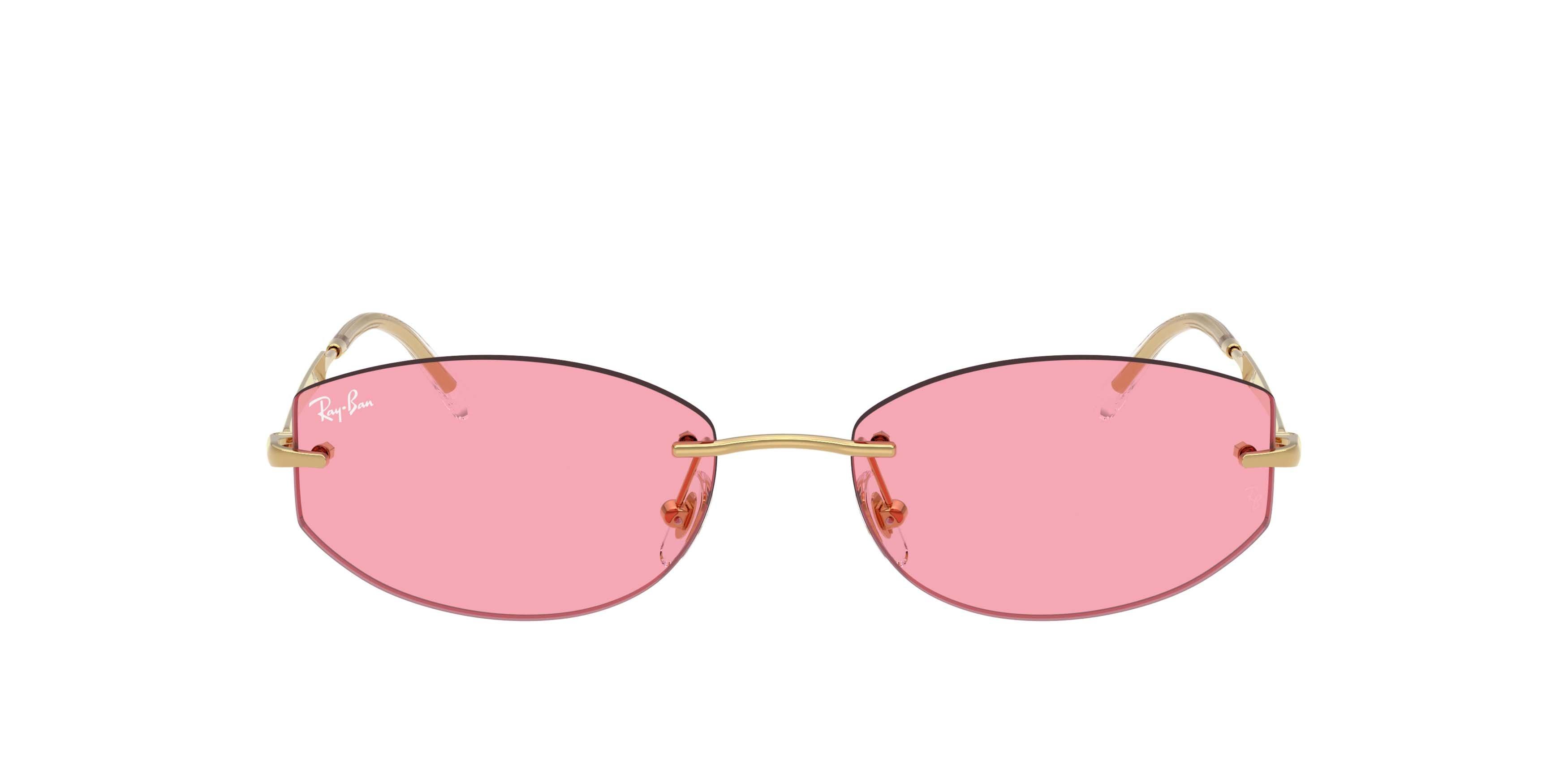 Ray-Ban RB3792 Pink Sunglasses - Polished Arista Gold - GOLD