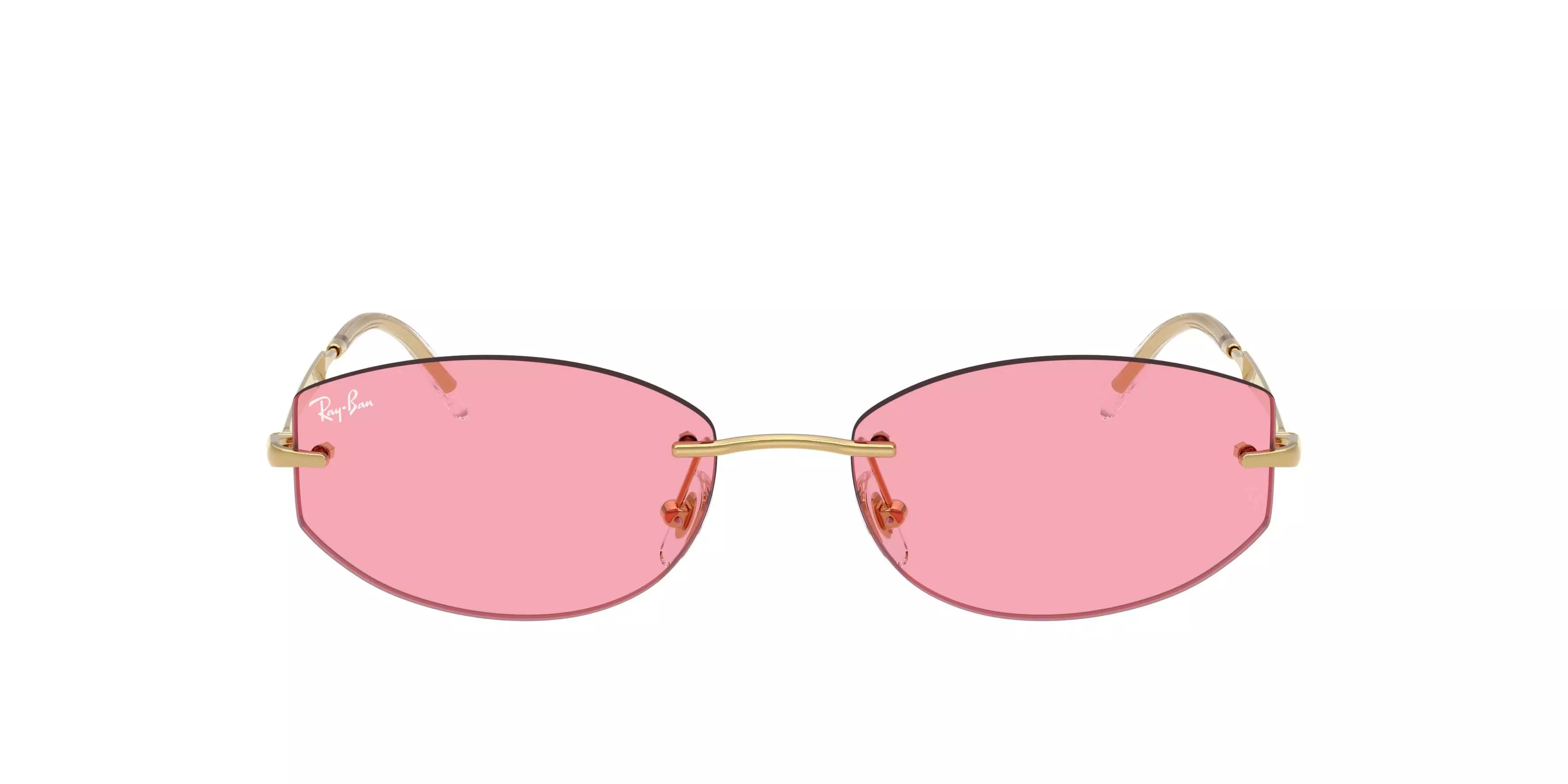 Ray-Ban RB3792 Pink Sunglasses - Polished Arista Gold - GOLD