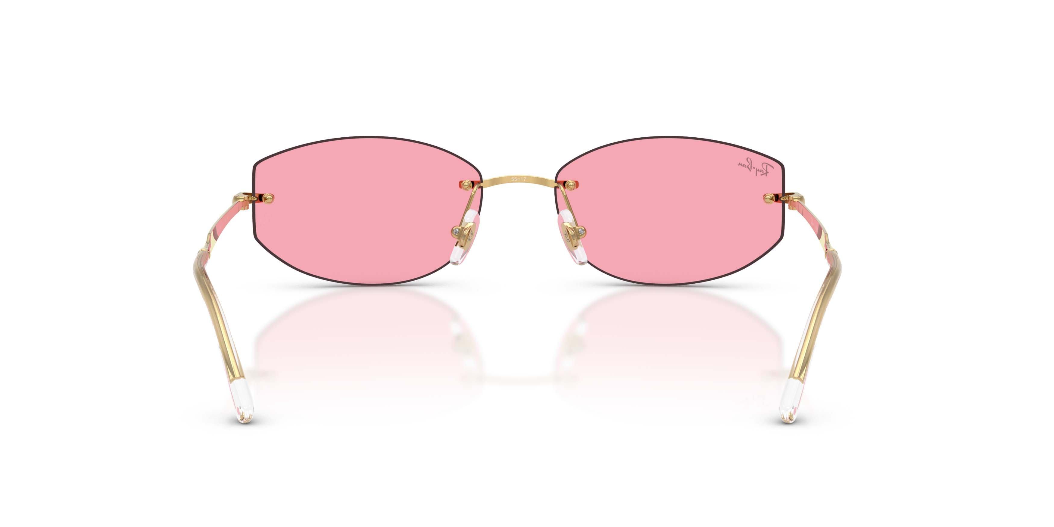 Ray-Ban RB3792 Pink Sunglasses - Polished Arista Gold - GOLD