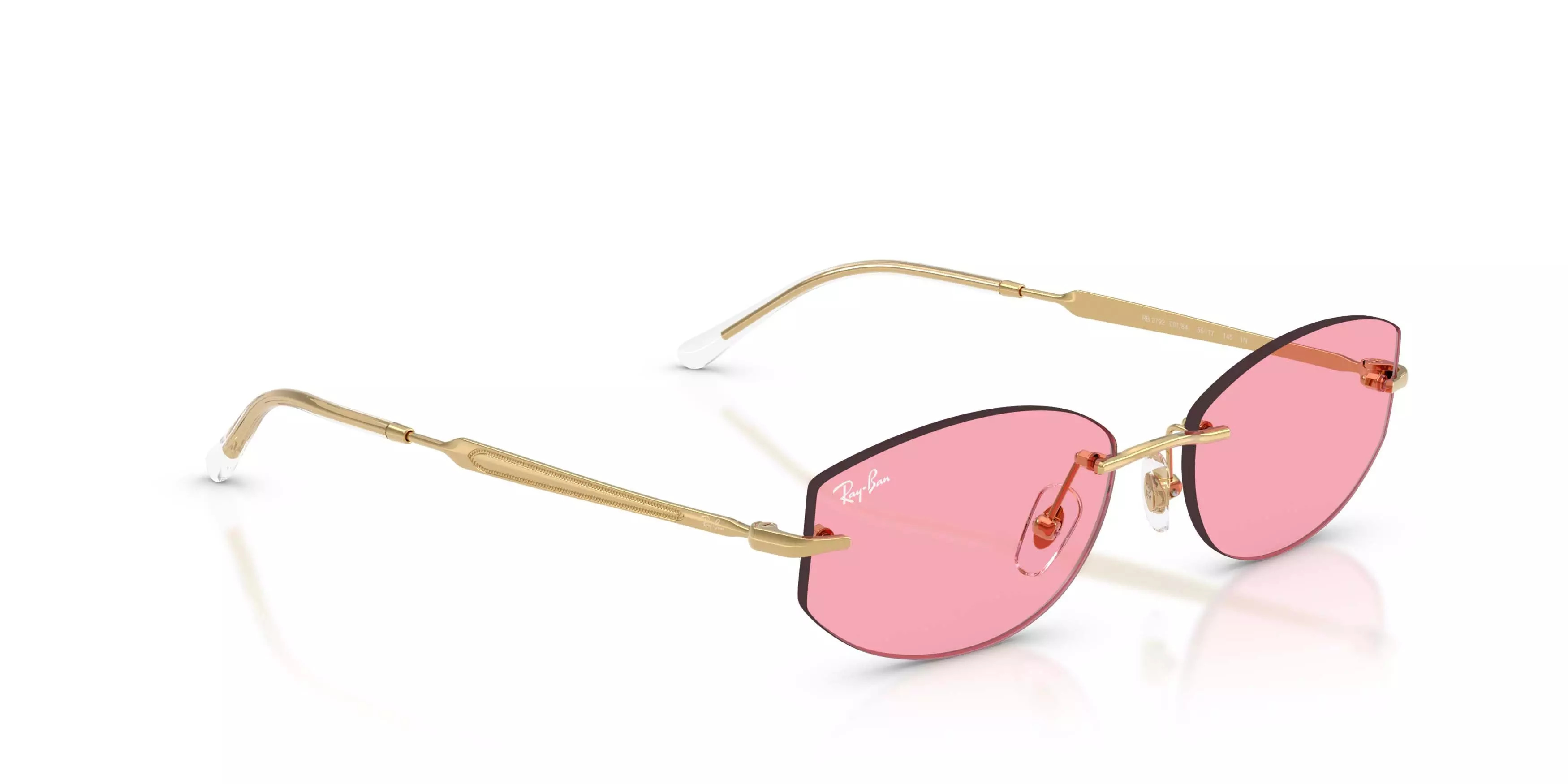Ray-Ban RB3792 Pink Sunglasses - Polished Arista Gold - GOLD