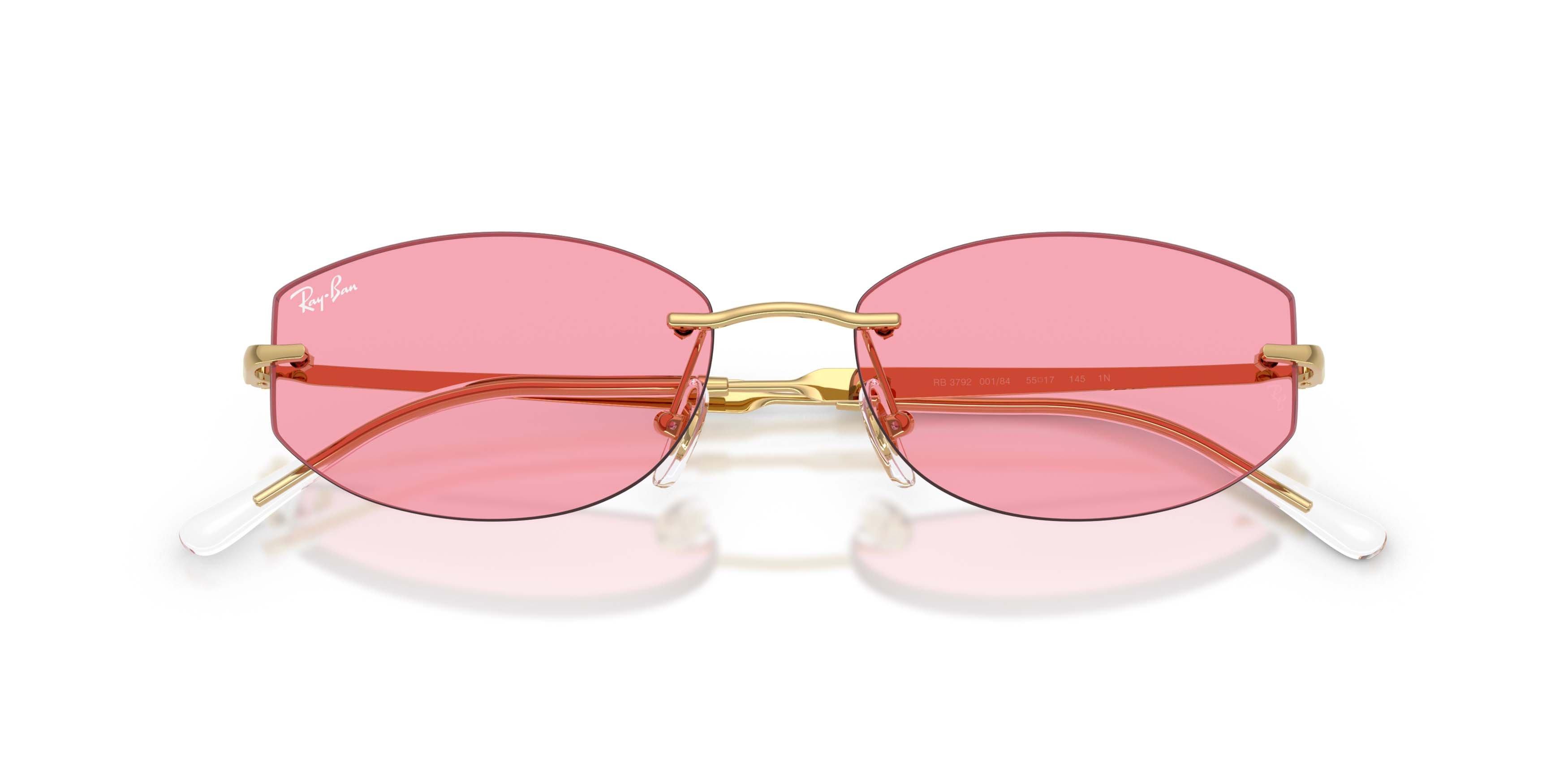 Ray-Ban RB3792 Pink Sunglasses - Polished Arista Gold - GOLD