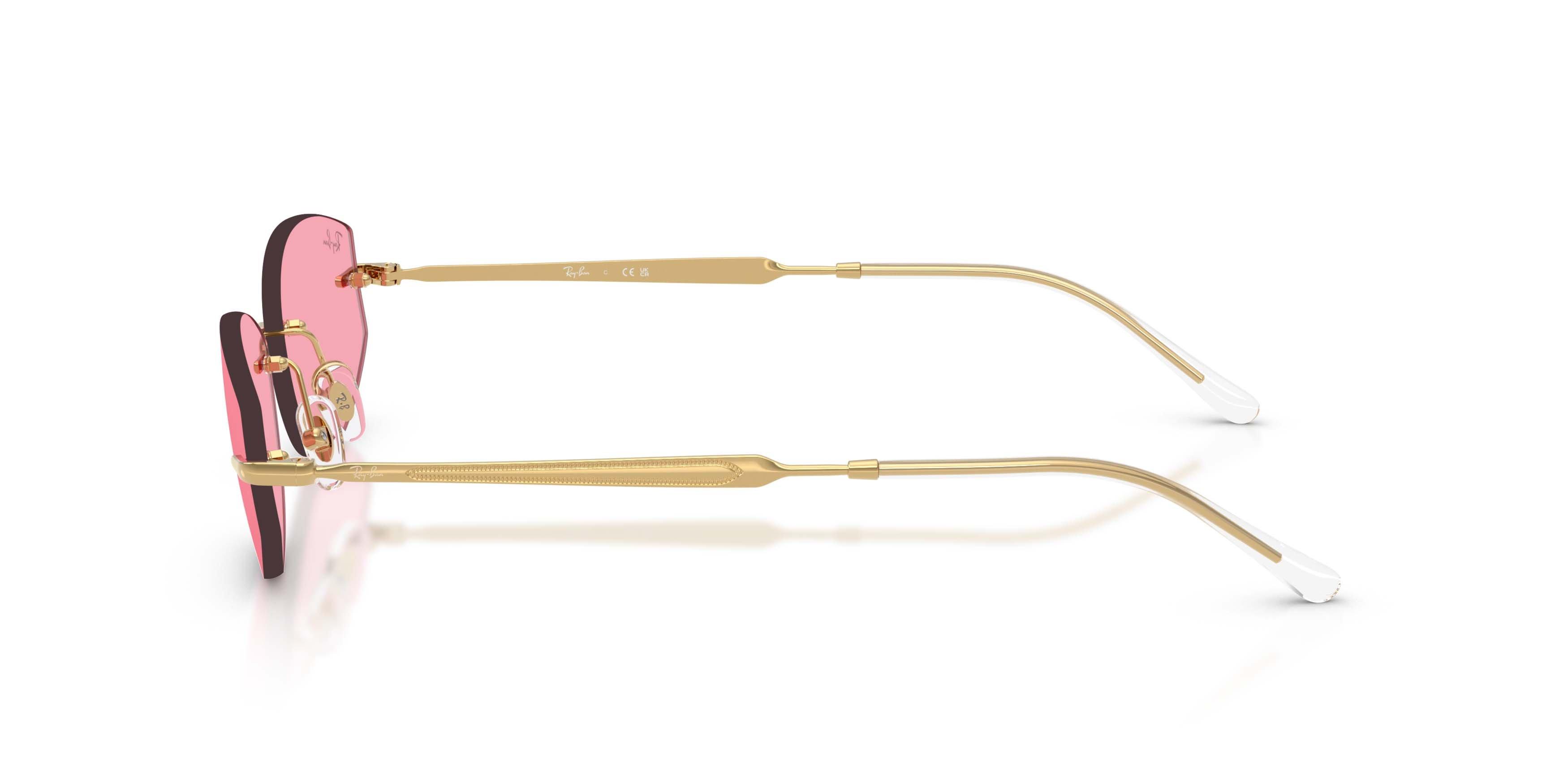 Ray-Ban RB3792 Pink Sunglasses - Polished Arista Gold - GOLD