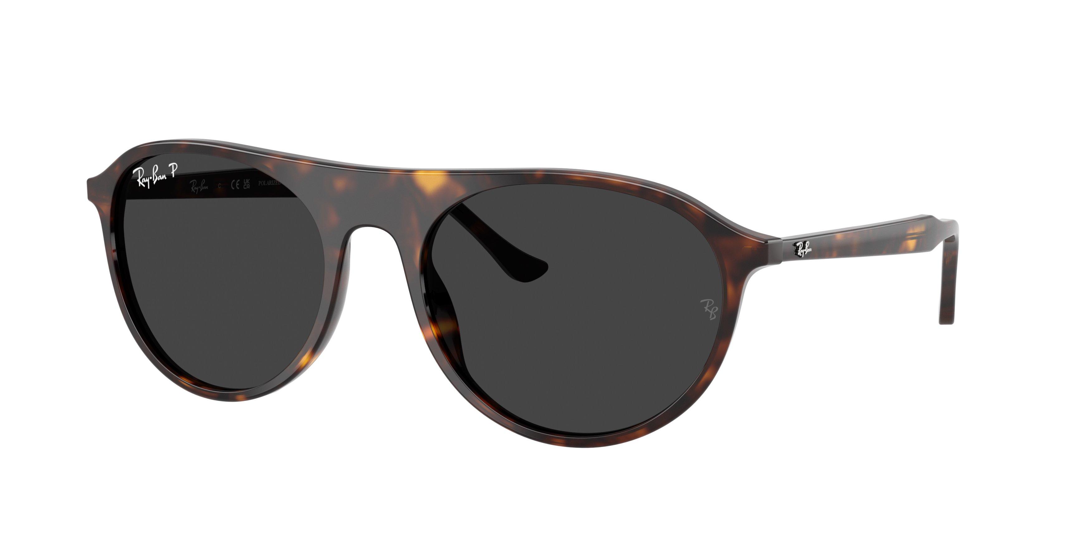 Ray-Ban RB2215 Grey Sunglasses - Tortoise - BROWN/GREY Thumbnail View 1