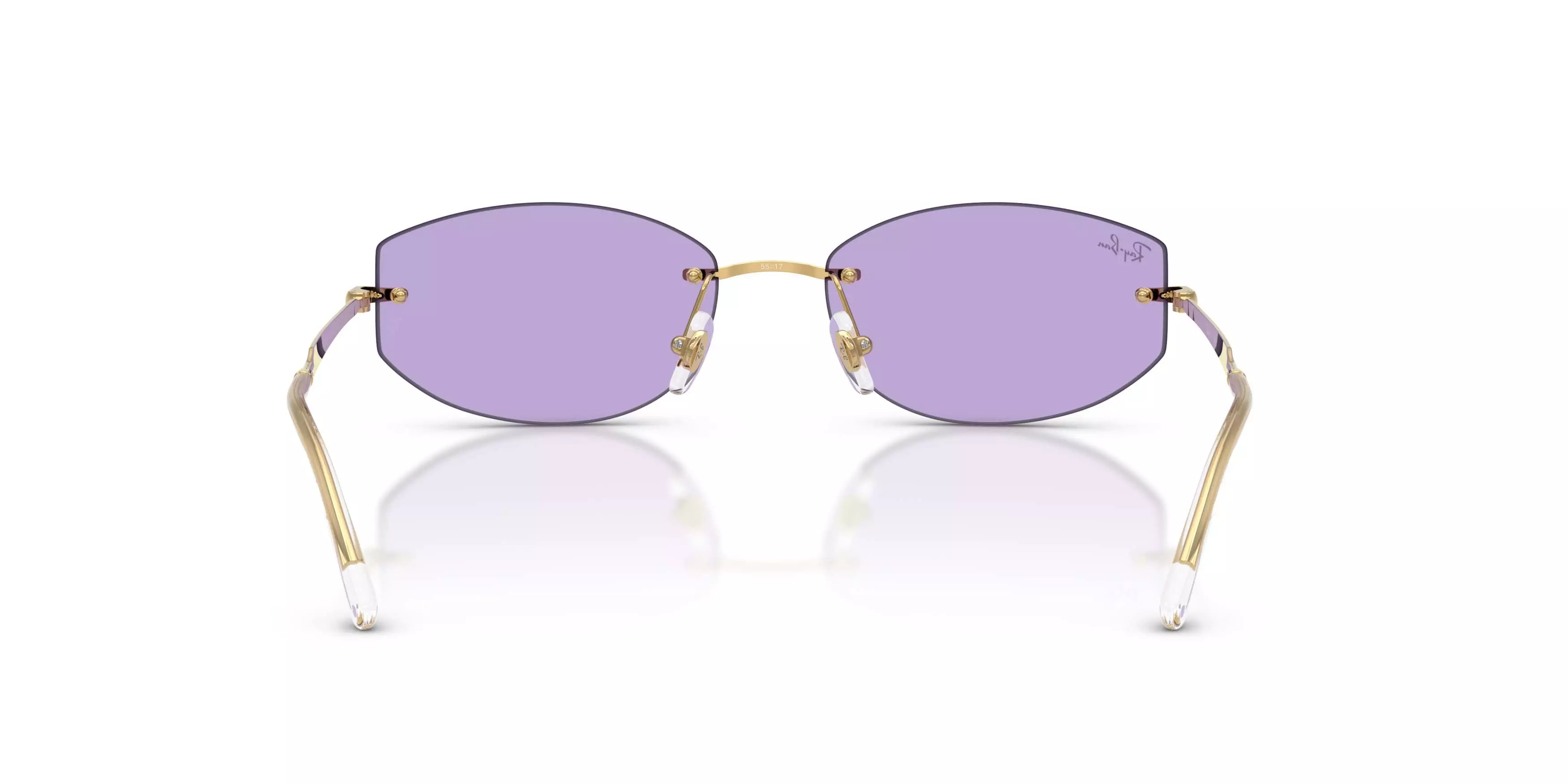 Ray-Ban RB3792 Violet Sunglasses - Polished Arista Gold - GOLD/PURPLE
