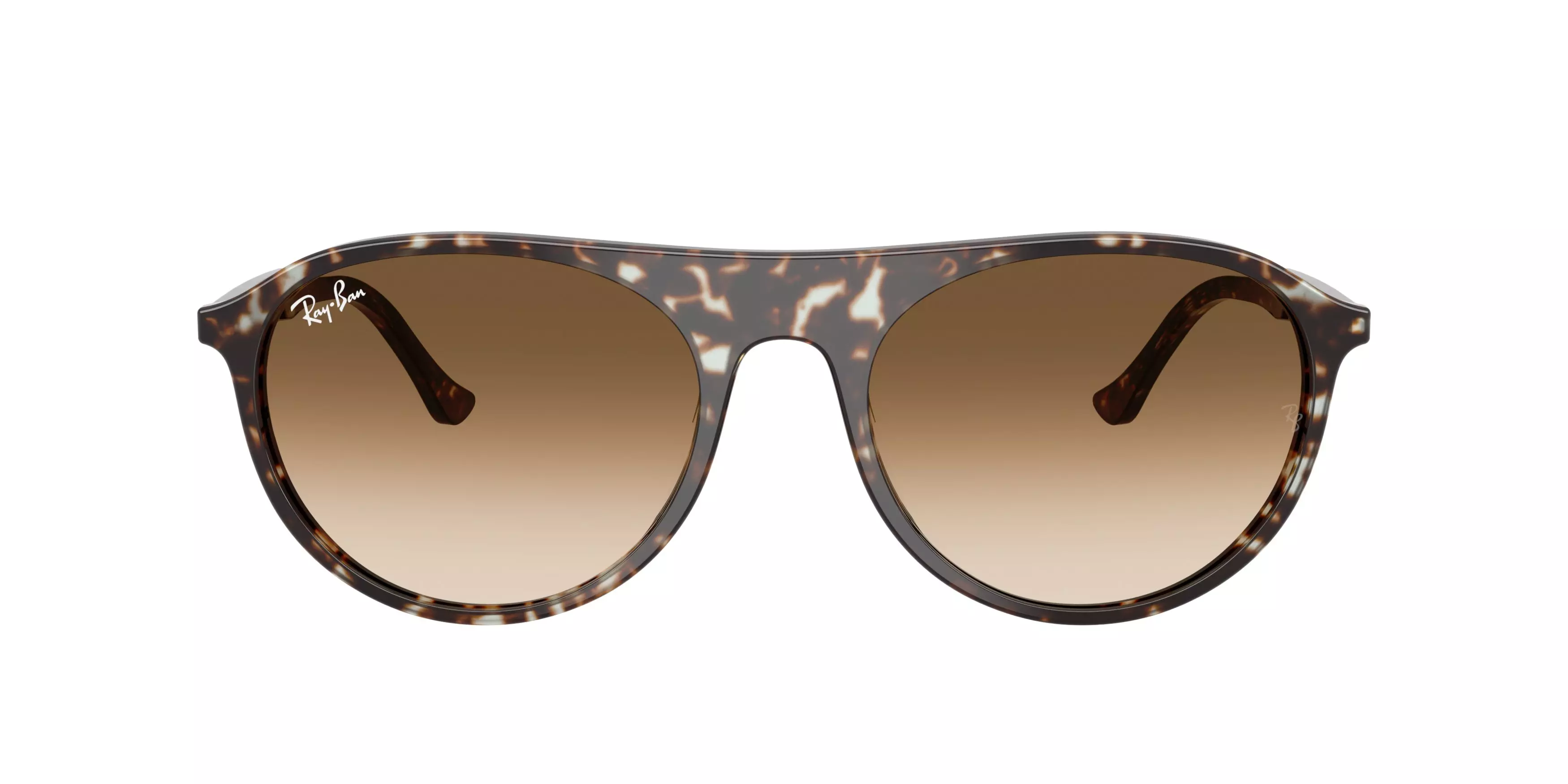 Ray-Ban RB2215 Brown Gradient Sunglasses - Tortoise - BROWN