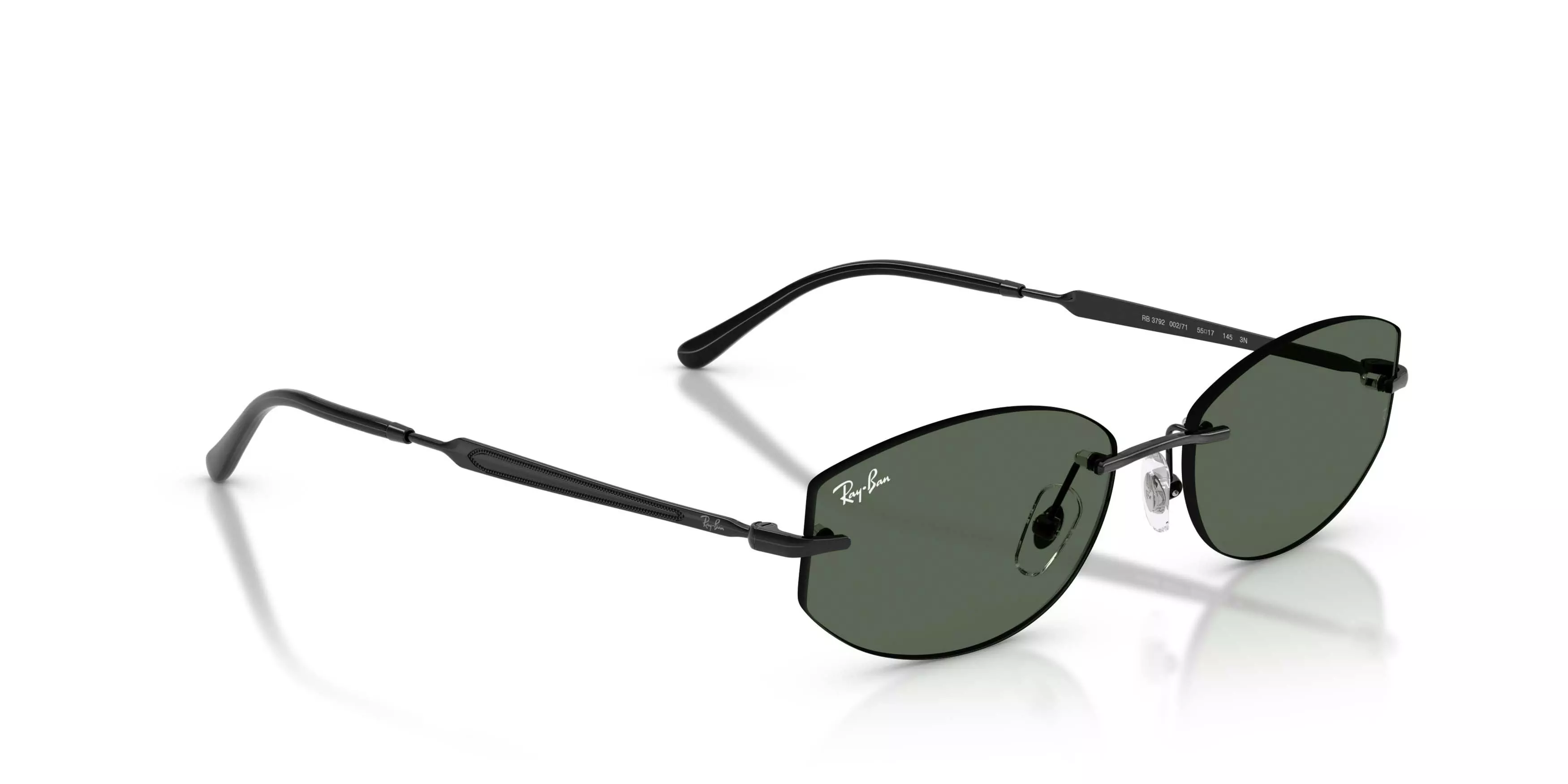 Ray-Ban RB3792 Dark Green Sunglasses - Black - BLACK/GREEN