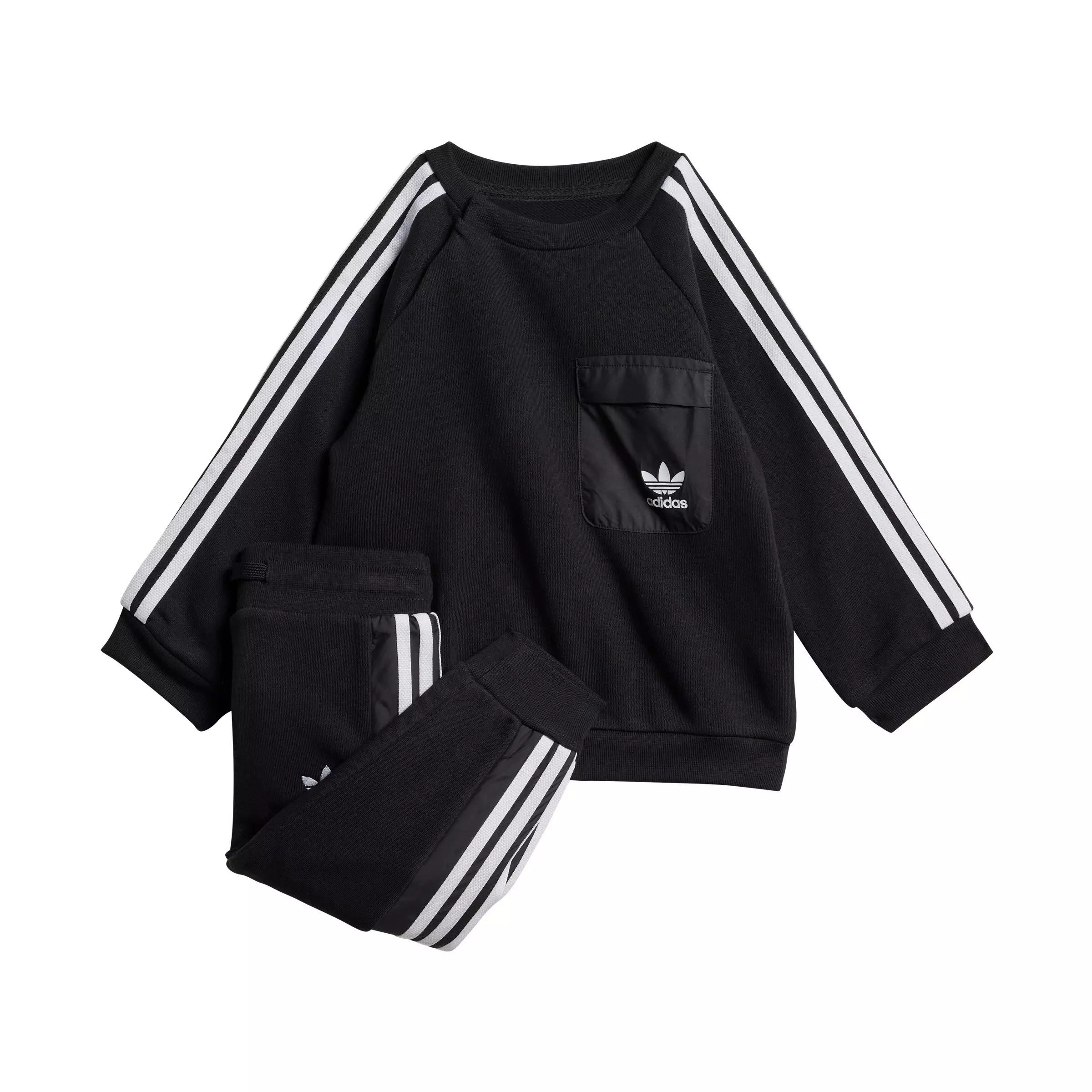 adidas Originals Toddler Kids' Crew Set - Black - BLACK