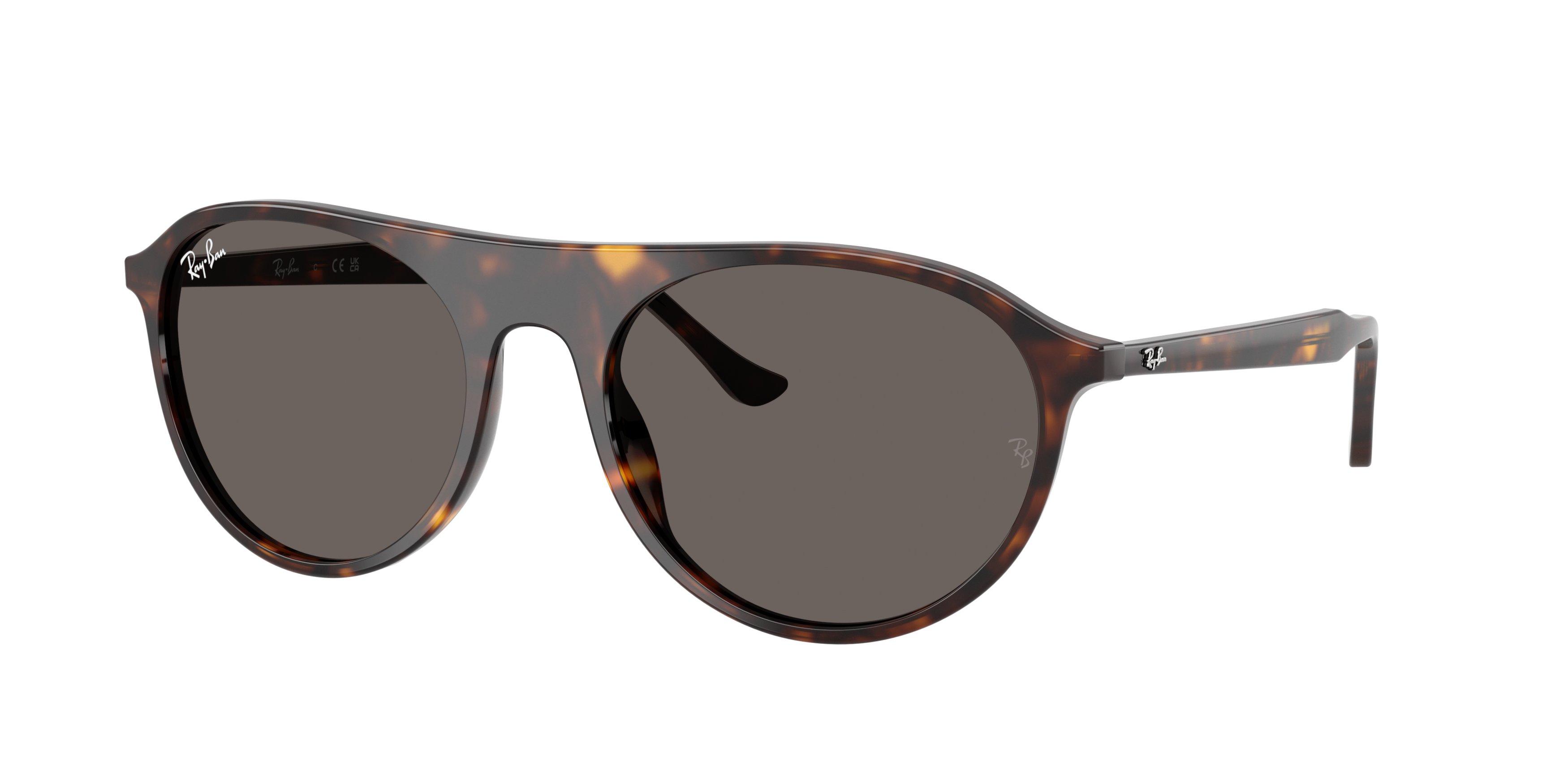Ray-Ban RB2215 Brown Sunglasses - Tortoise - BROWN/GREY Thumbnail View 1